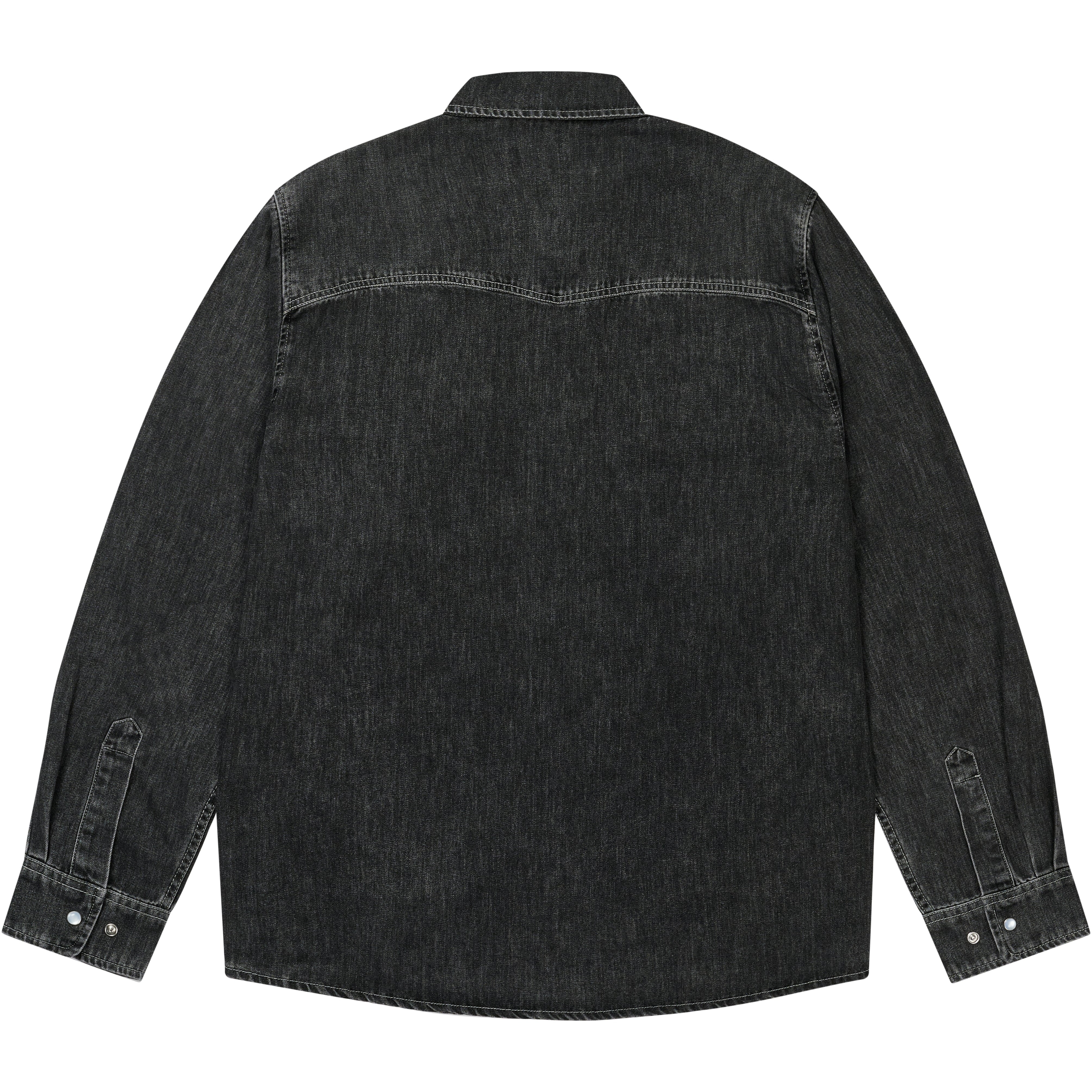 Thumbnail DENIM WESTERN OVER SHIRT BLACK one color