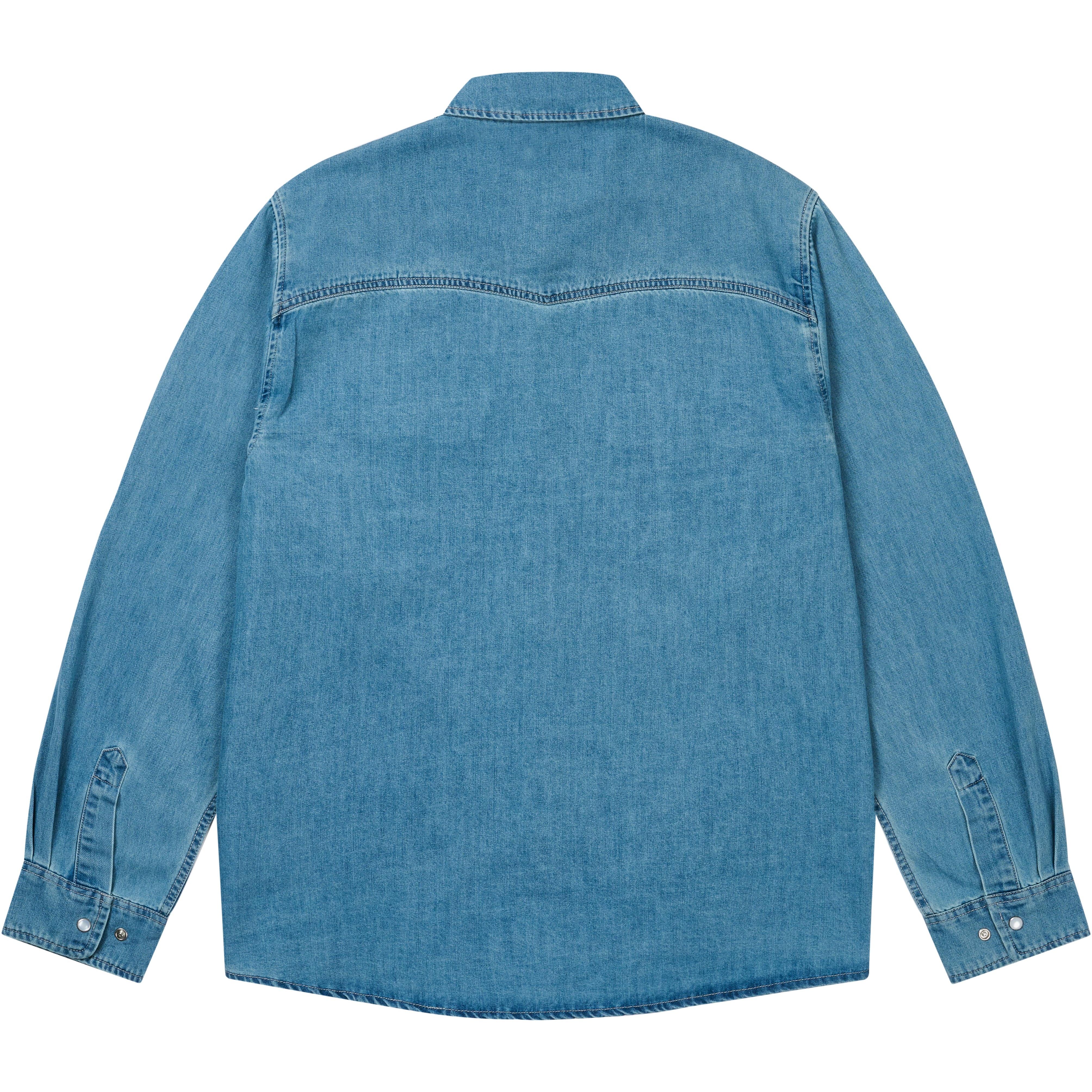 Thumbnail DENIM WESTERN OVER SHIRT STONE WASH one color