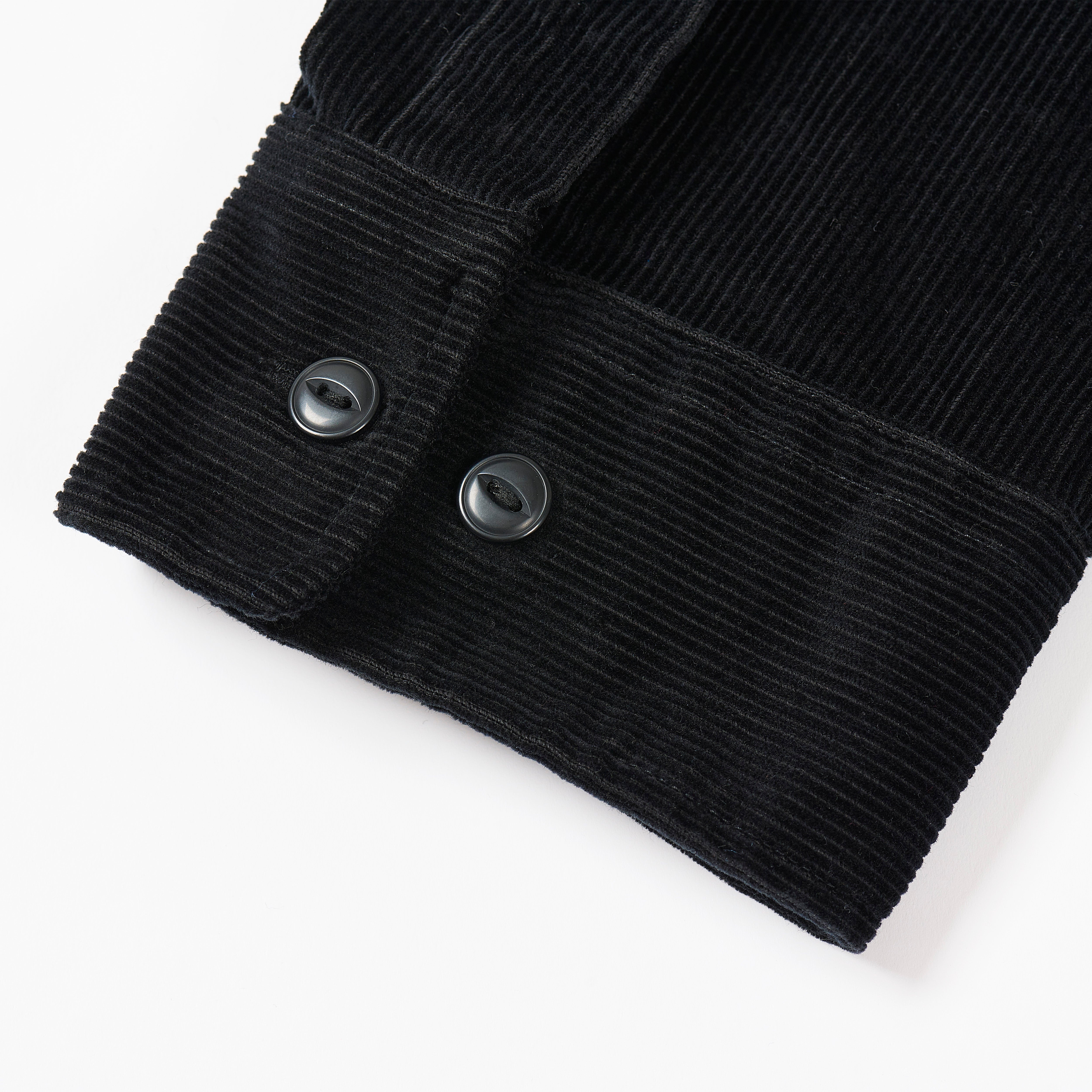 Thumbnail DOUBLE POCKET CORD OVERSHIRT BLACK one color