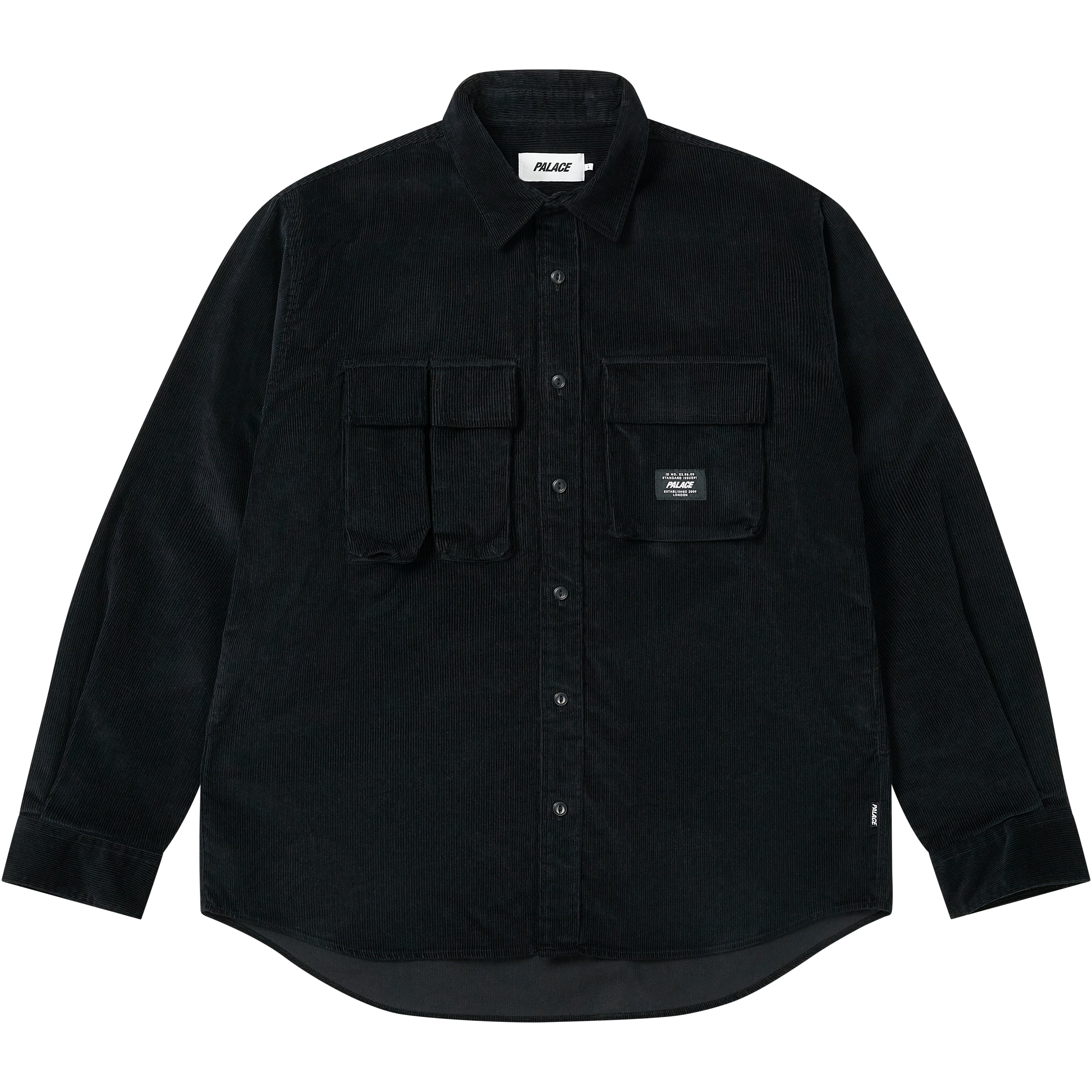 Thumbnail DOUBLE POCKET CORD OVERSHIRT BLACK one color