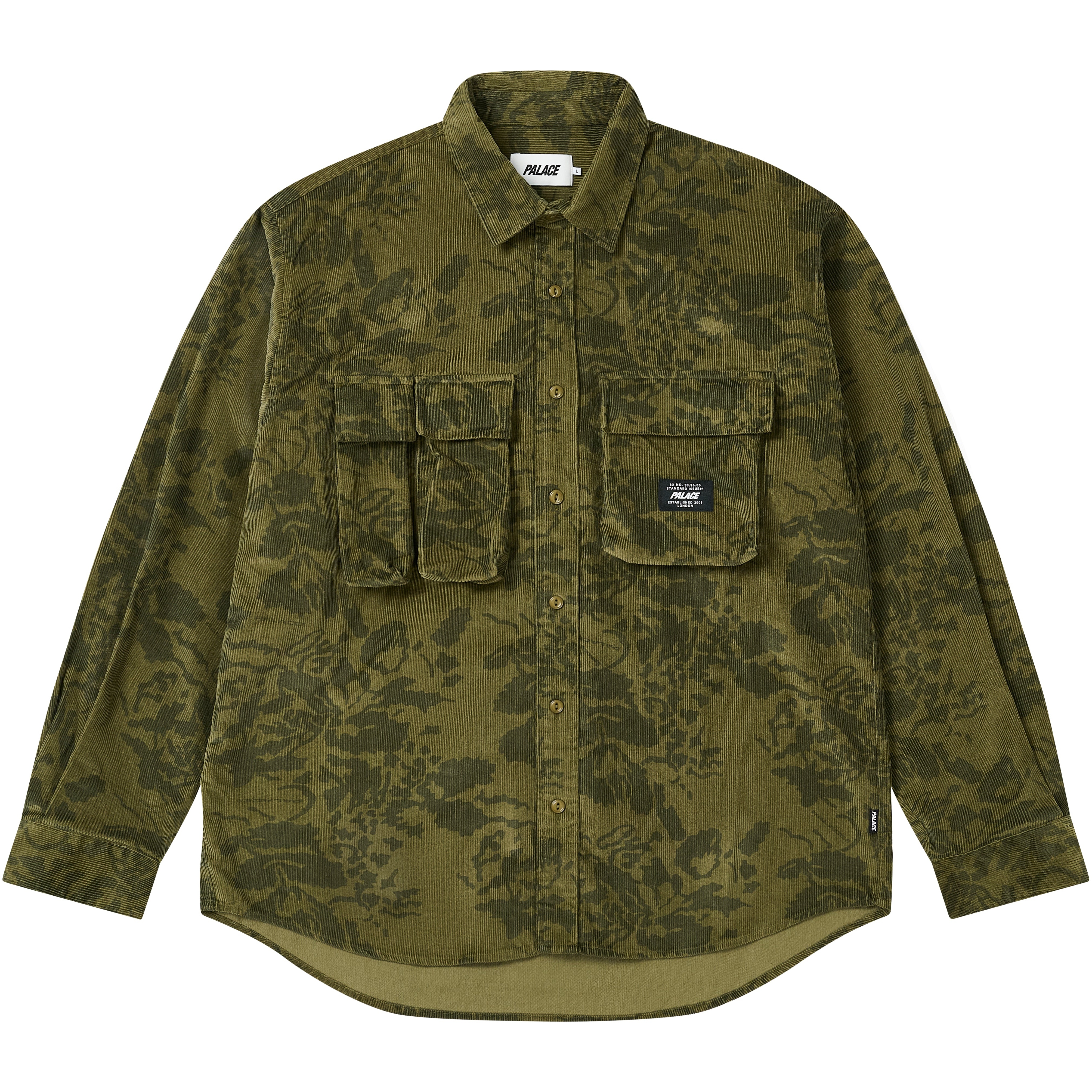 Thumbnail DOUBLE POCKET CORD OVERSHIRT FLORAL one color