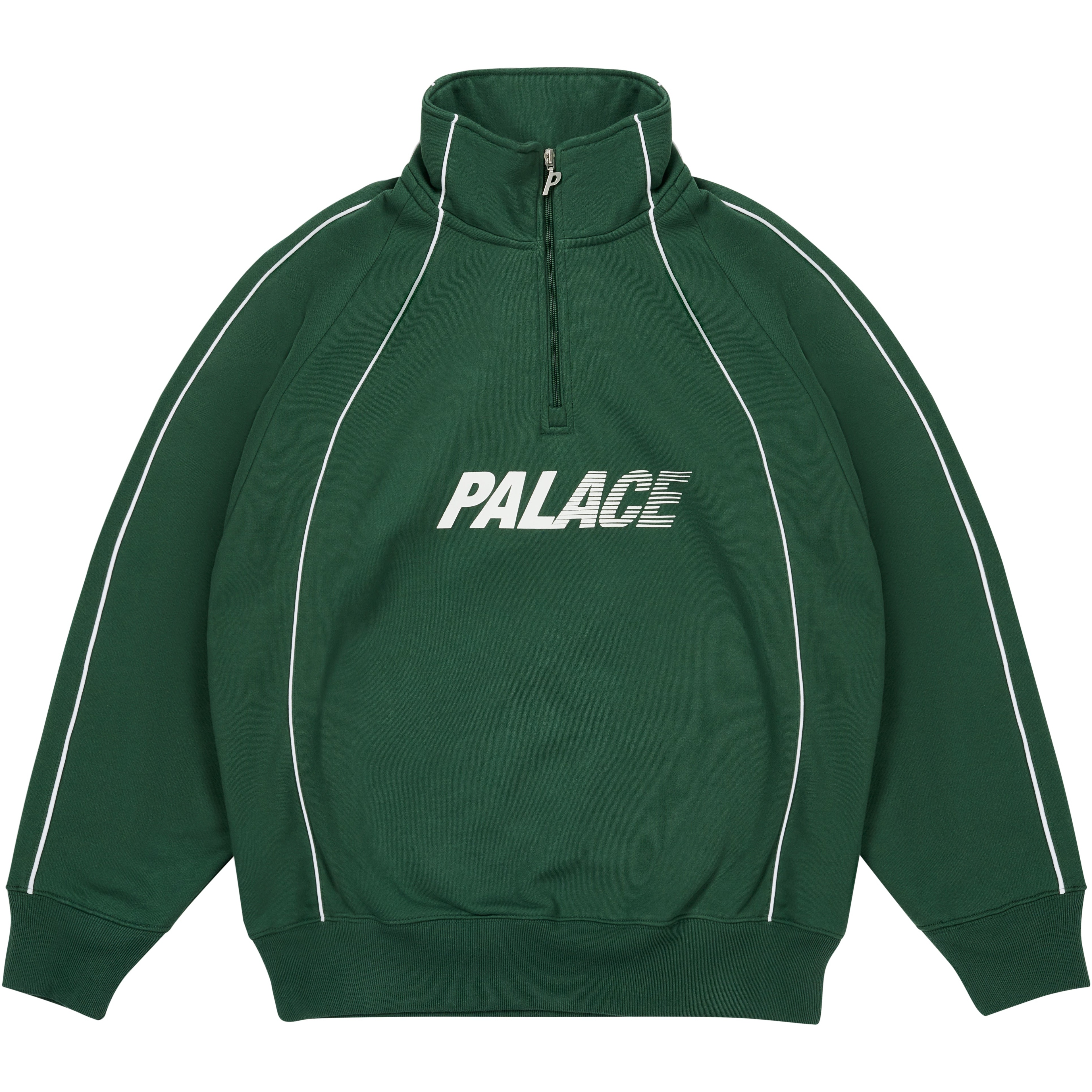 Thumbnail FAST LOGO 1/4 ZIP RACEY GREEN one color