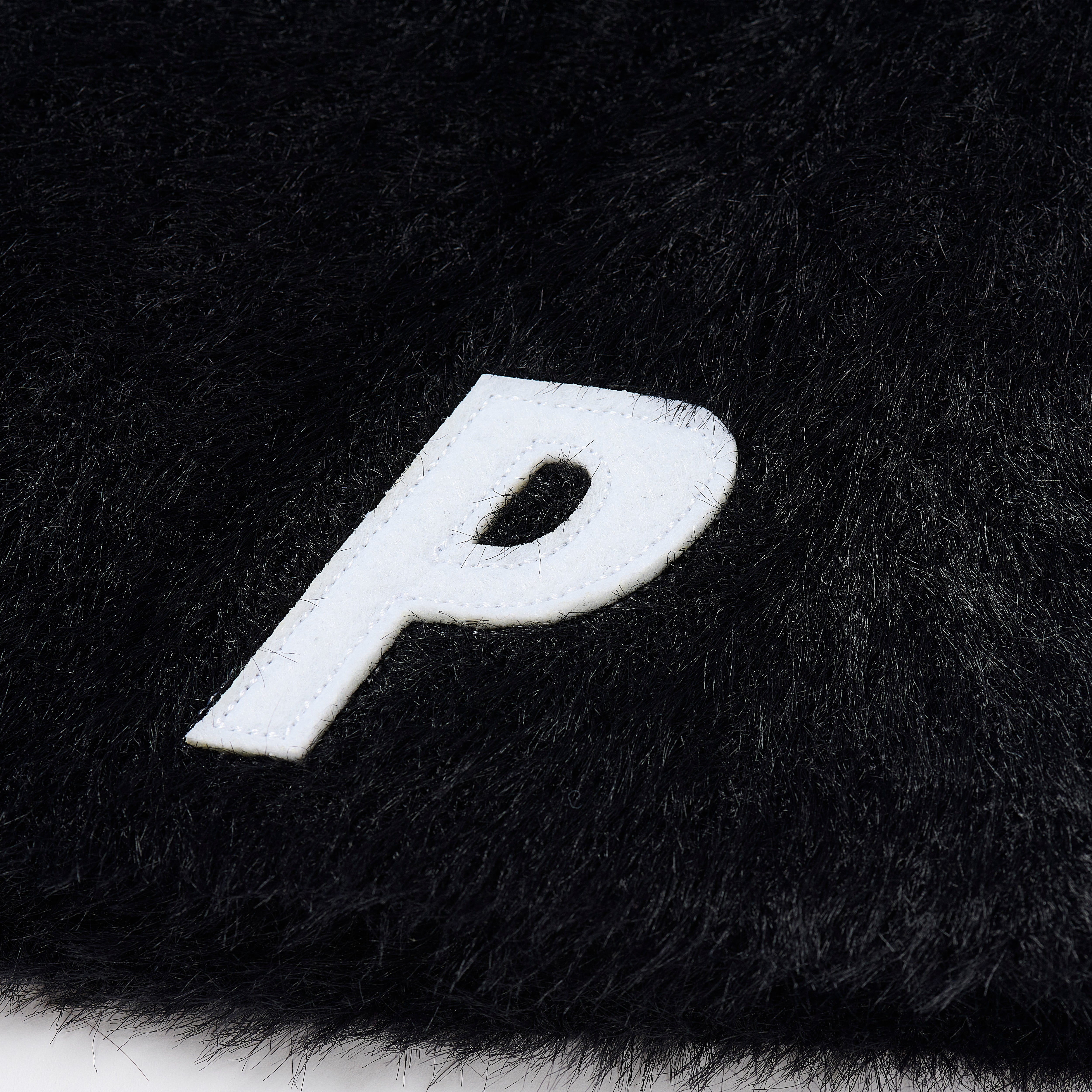 Thumbnail FAUX MOHAIR P NEIN CUFF BEANIE BLACK one color