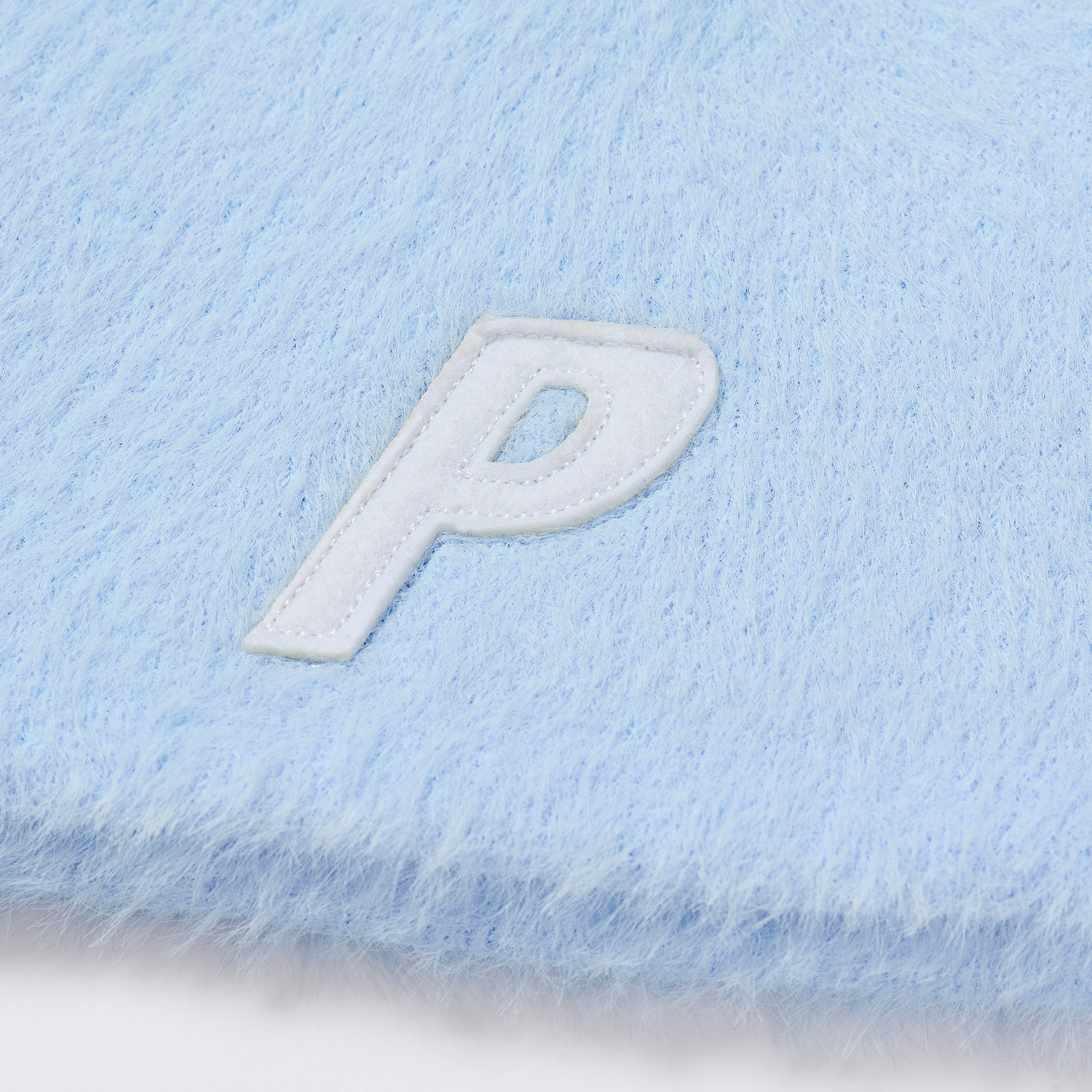 Thumbnail FAUX MOHAIR P NEIN CUFF BEANIE SKYLINE BLUE one color