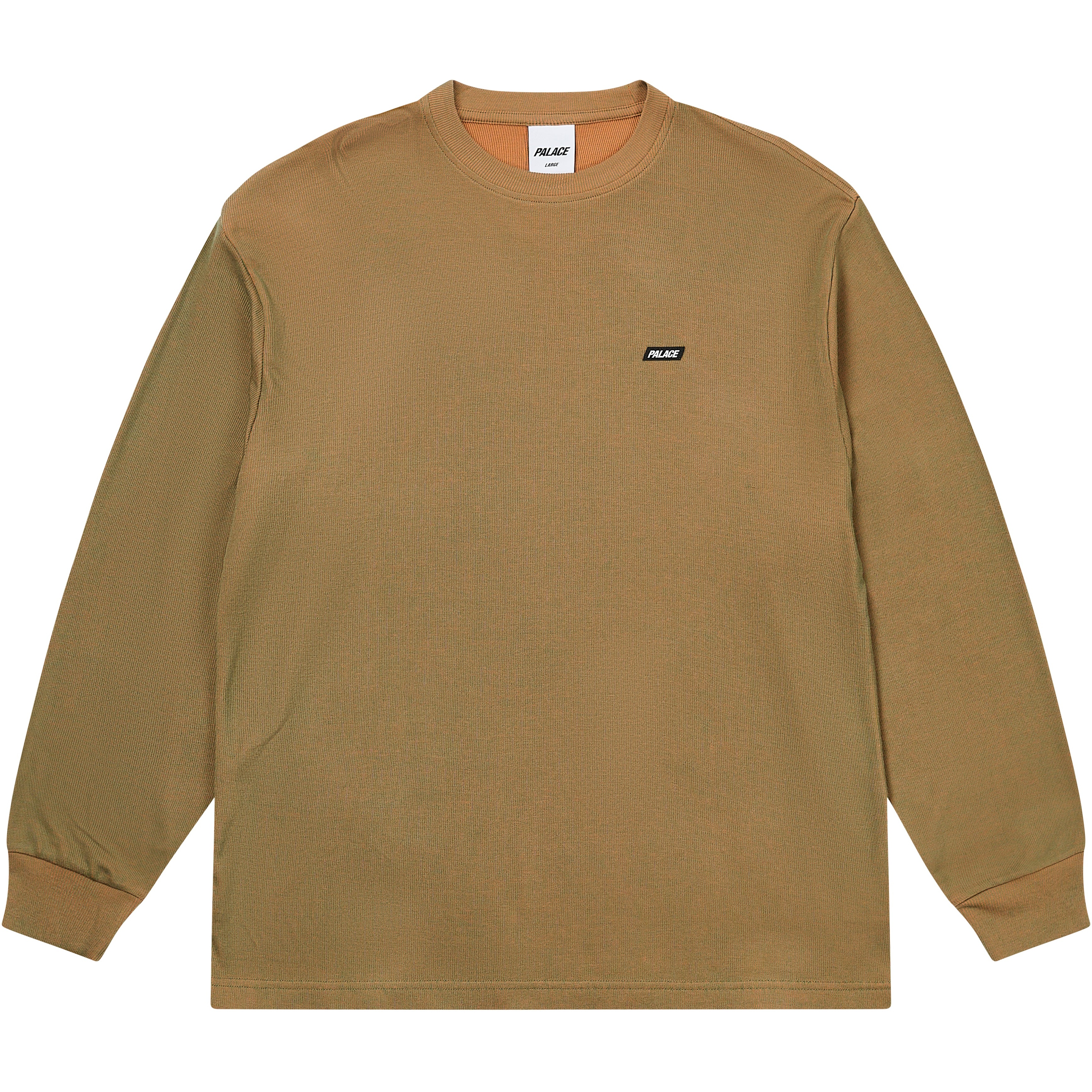 Thumbnail LENTICULAR LONGSLEEVE OLIVE / ORANGE one color