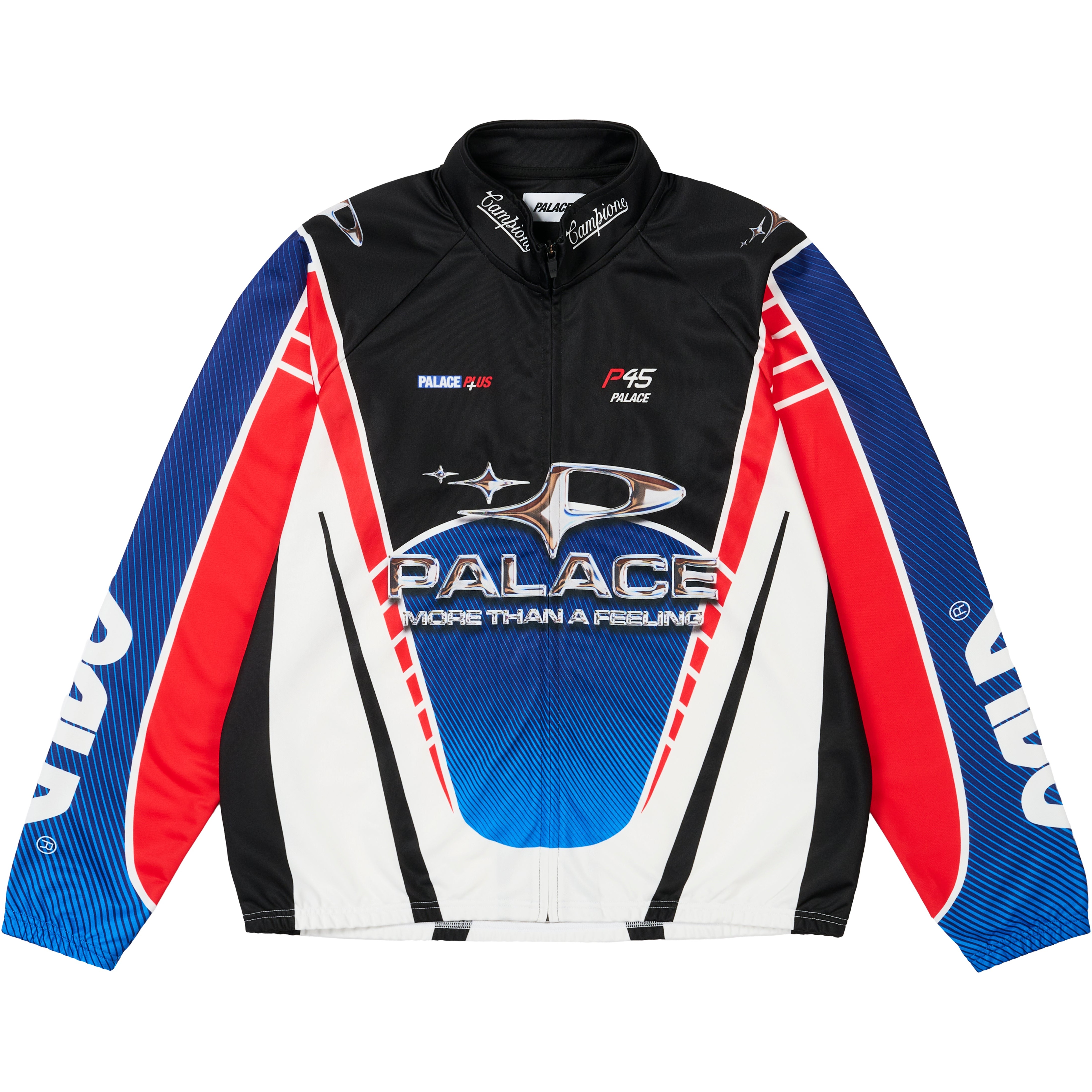 Thumbnail MORE THAN A CYCLING ZIP JACKET RED / BLUE one color