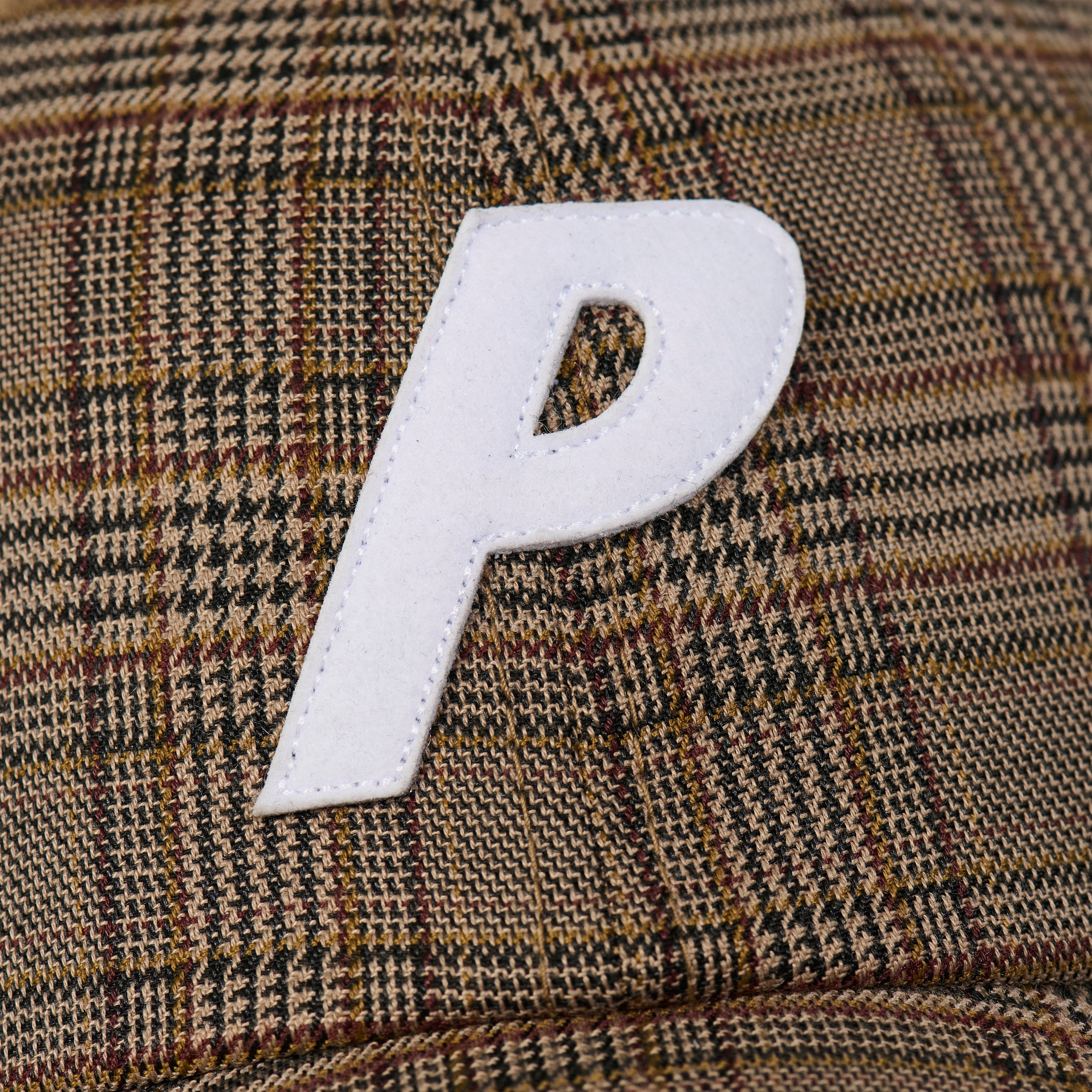 Thumbnail P 6-PANEL HOUNDSTOOTH BROWN one color