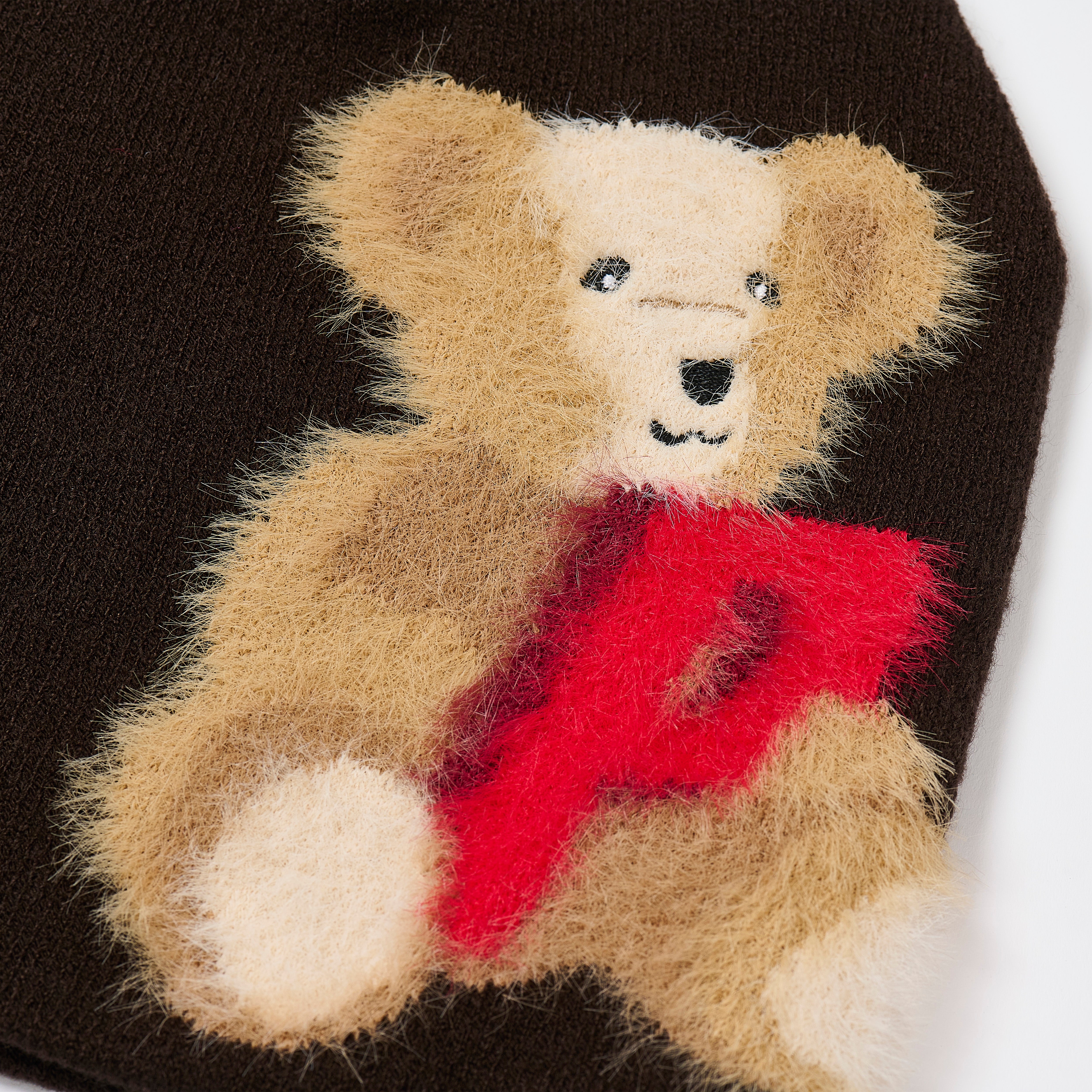 Thumbnail P BEAR NEIN CUFF BEANIE FOX one color