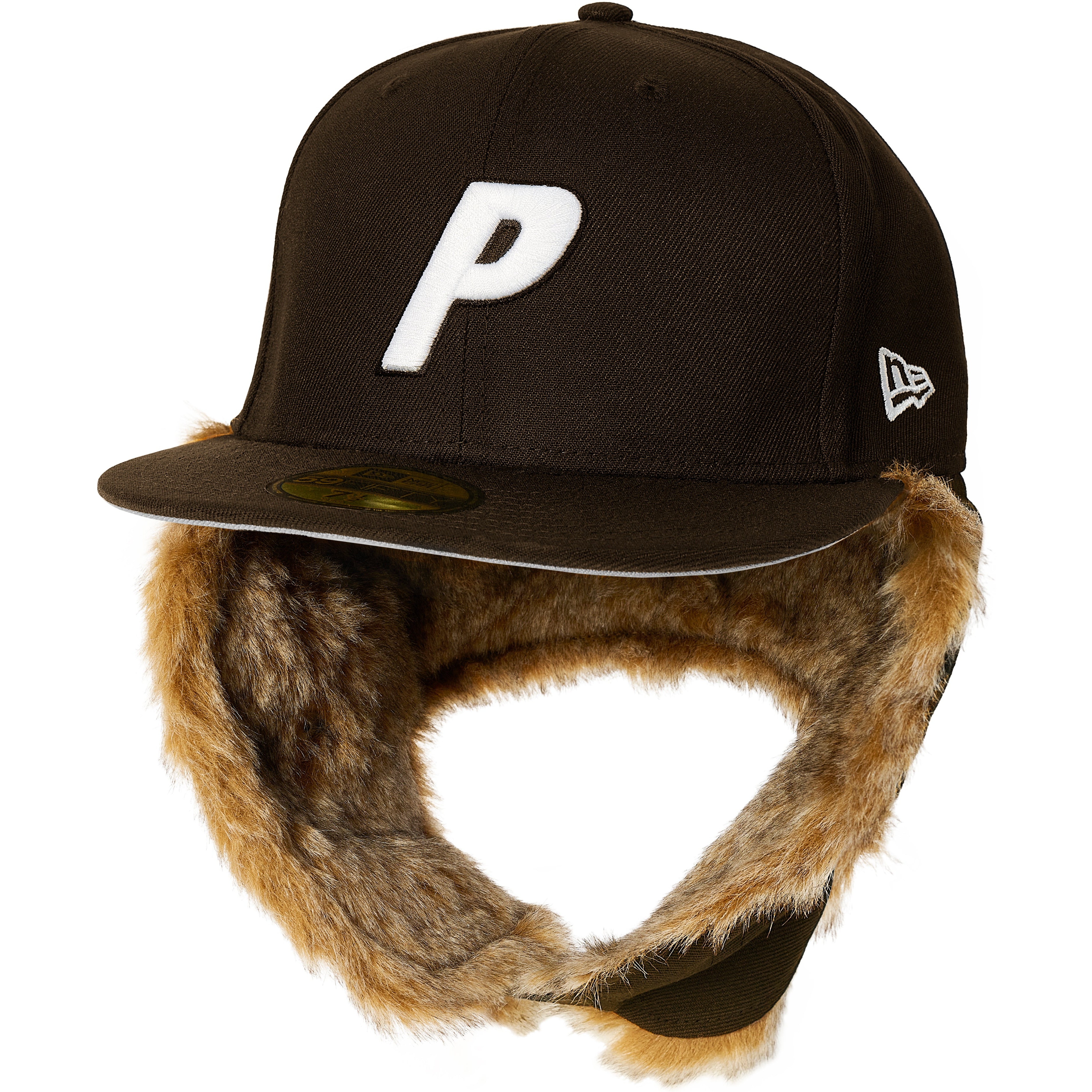 Thumbnail PALACE NEW ERA MASK DOGEAR 59FIFTY BROWN one color