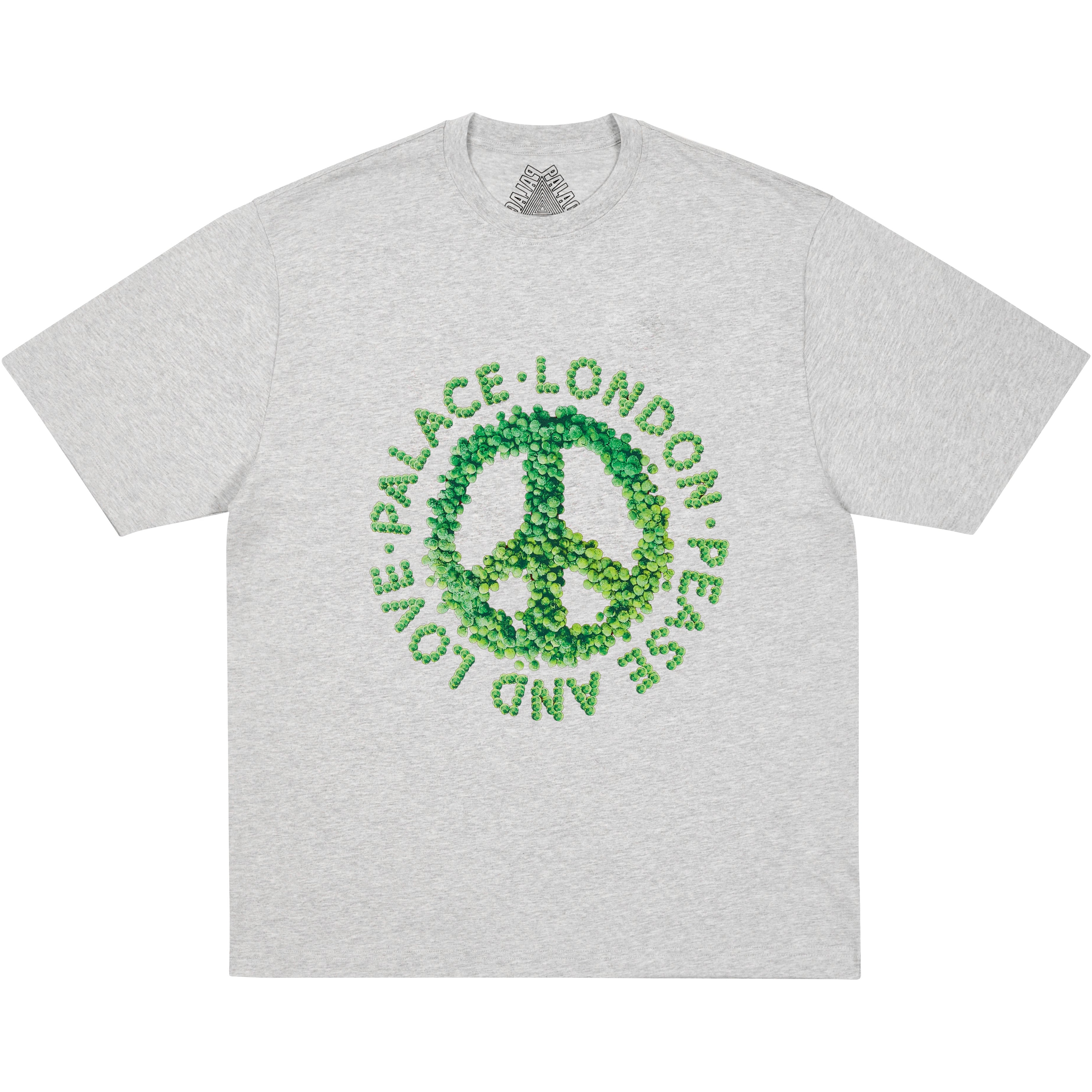 Thumbnail PEASE AND LOVE T-SHIRT GREY MARL one color