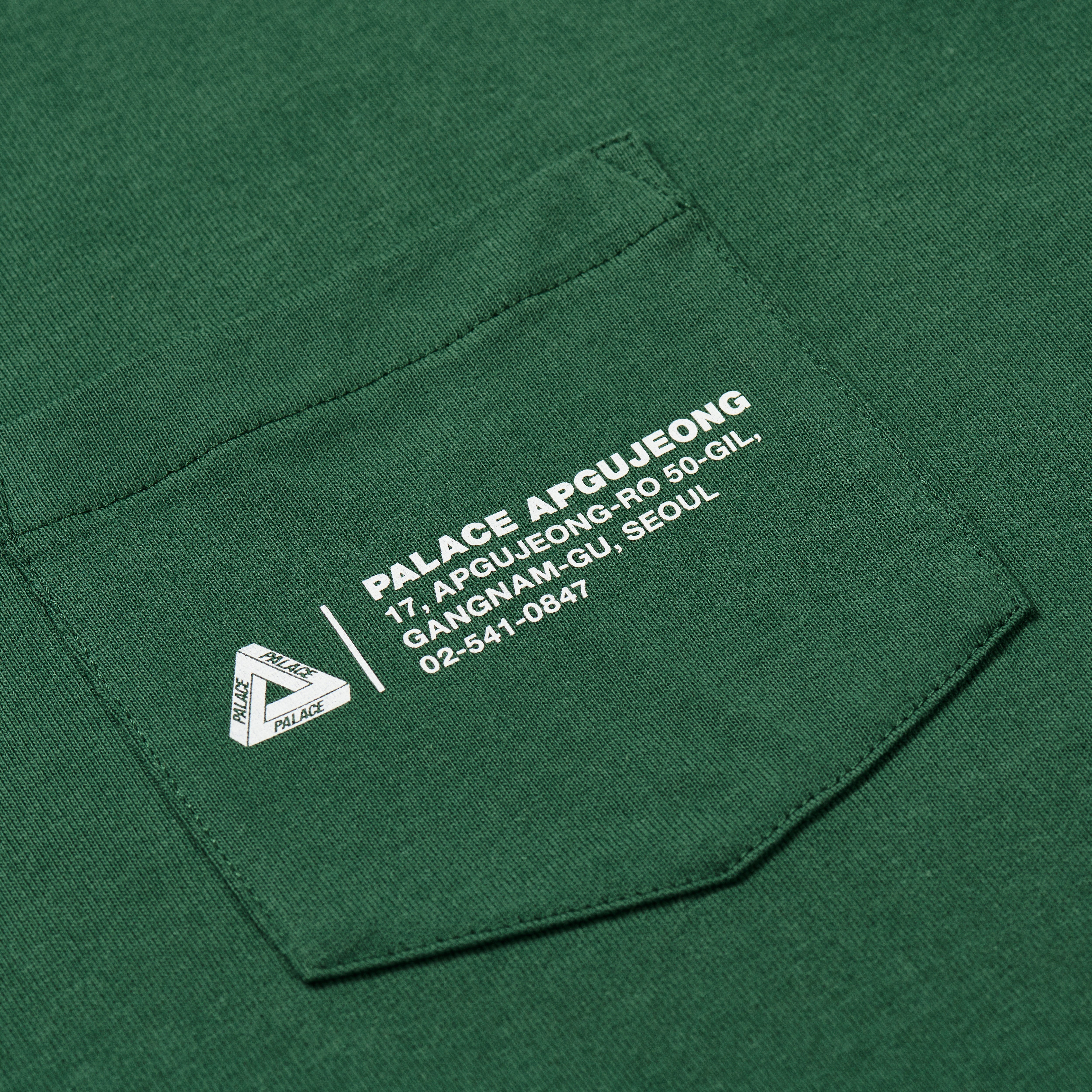 Thumbnail SHOP LOCATOR POCKET T-SHIRT APGUJEONG RACEY GREEN one color