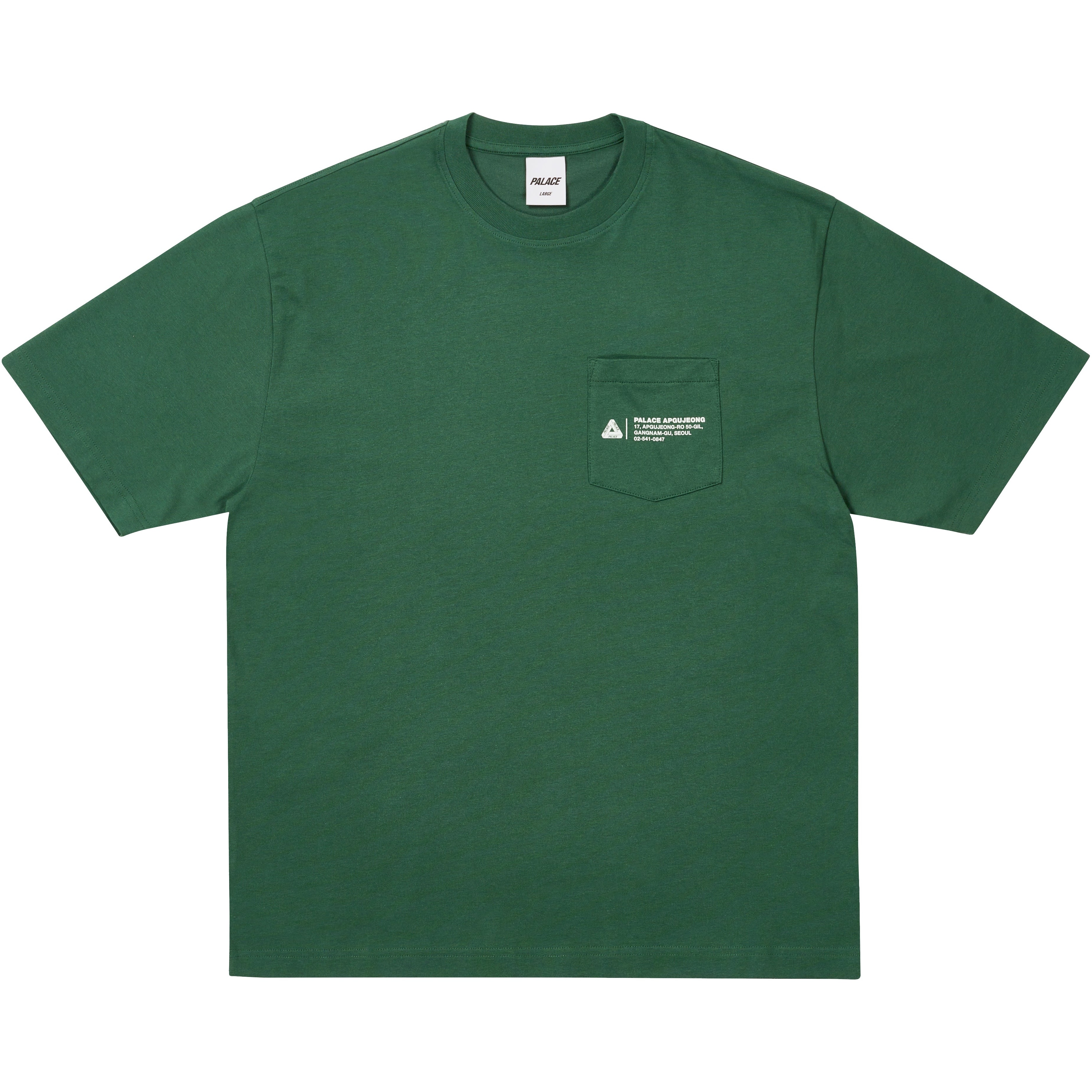 Thumbnail SHOP LOCATOR POCKET T-SHIRT APGUJEONG RACEY GREEN one color