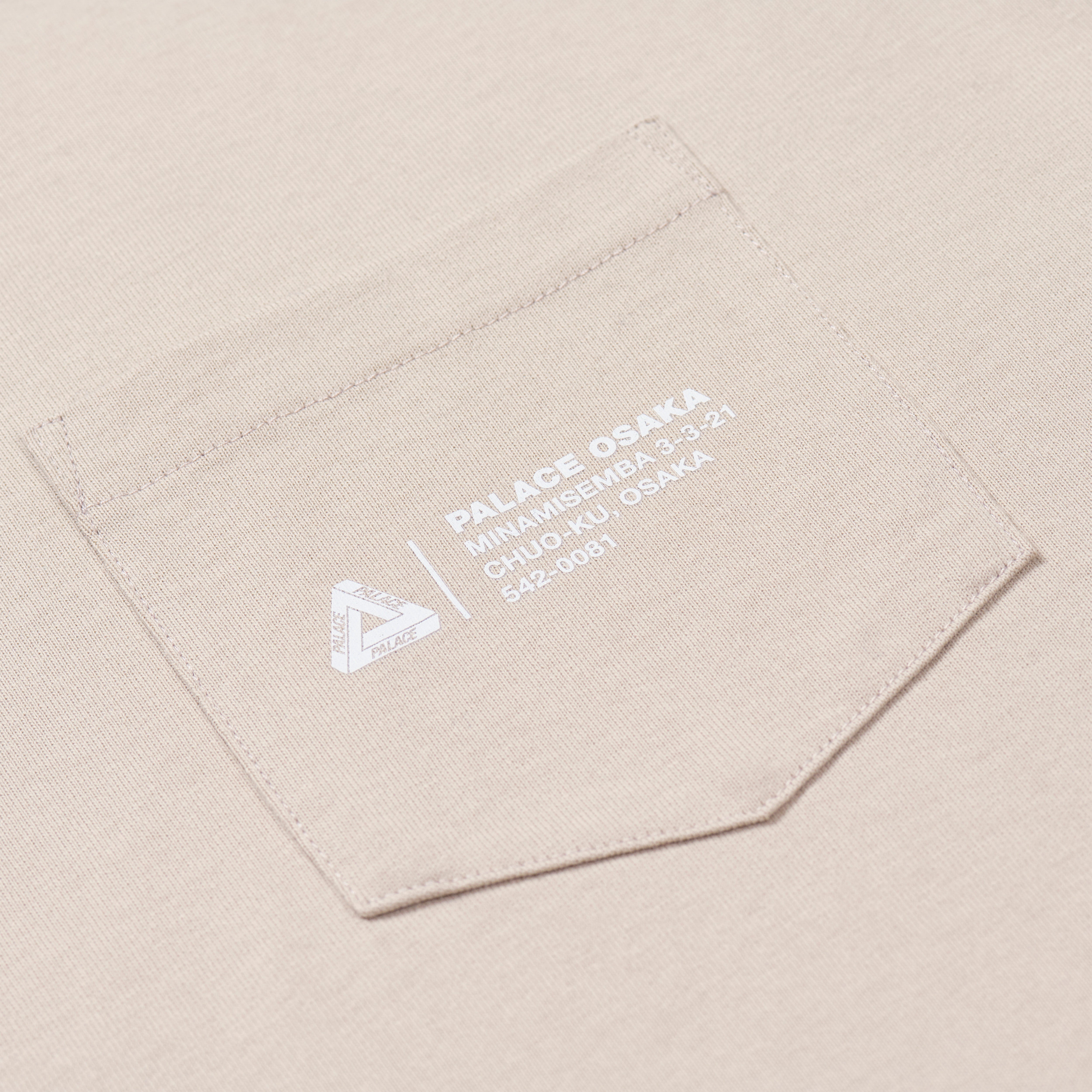 Thumbnail SHOP LOCATOR POCKET T-SHIRT OSAKA STONEY GREY one color