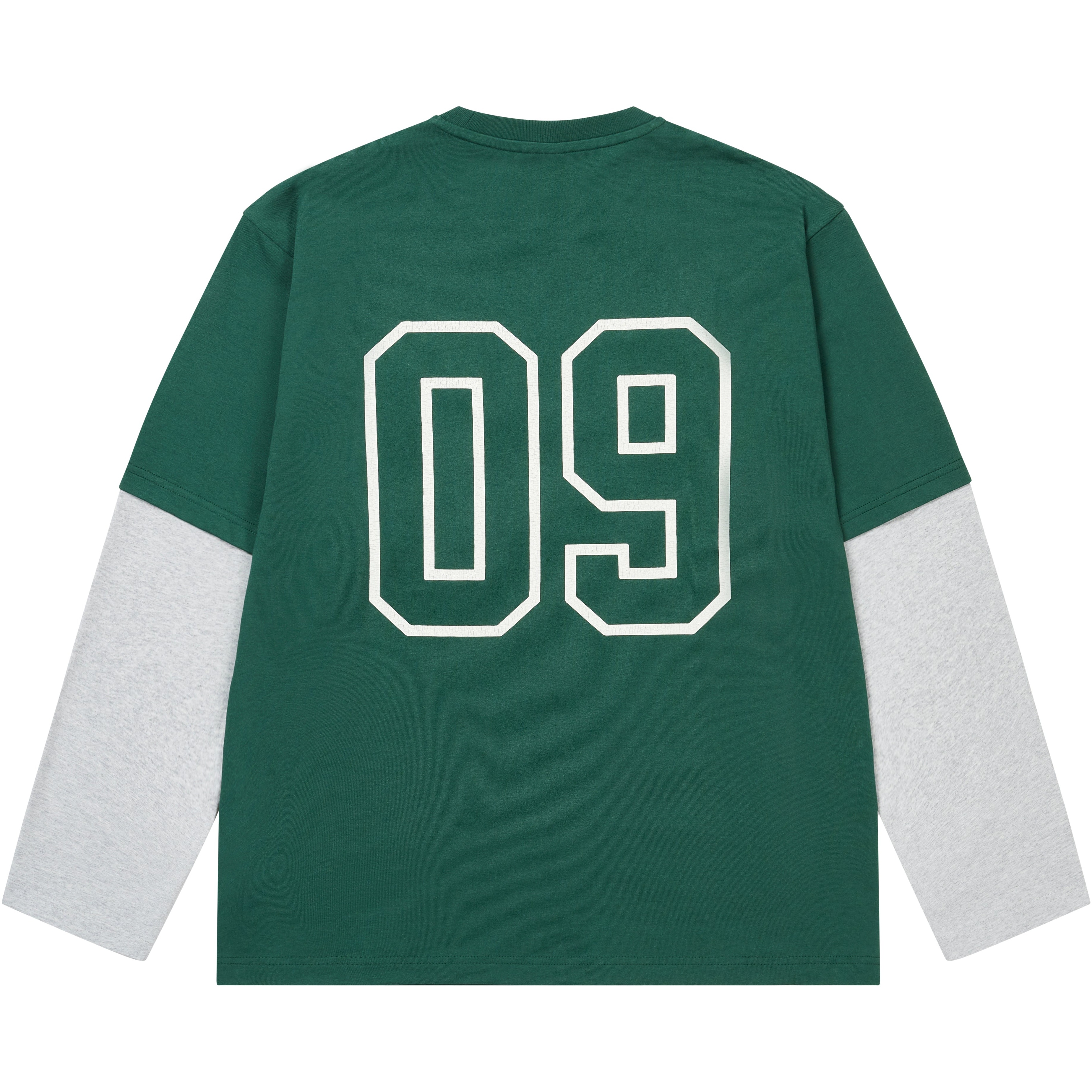 Thumbnail SURPRISINGLY LONGSLEEVE RACEY GREEN / GREY MARL one color