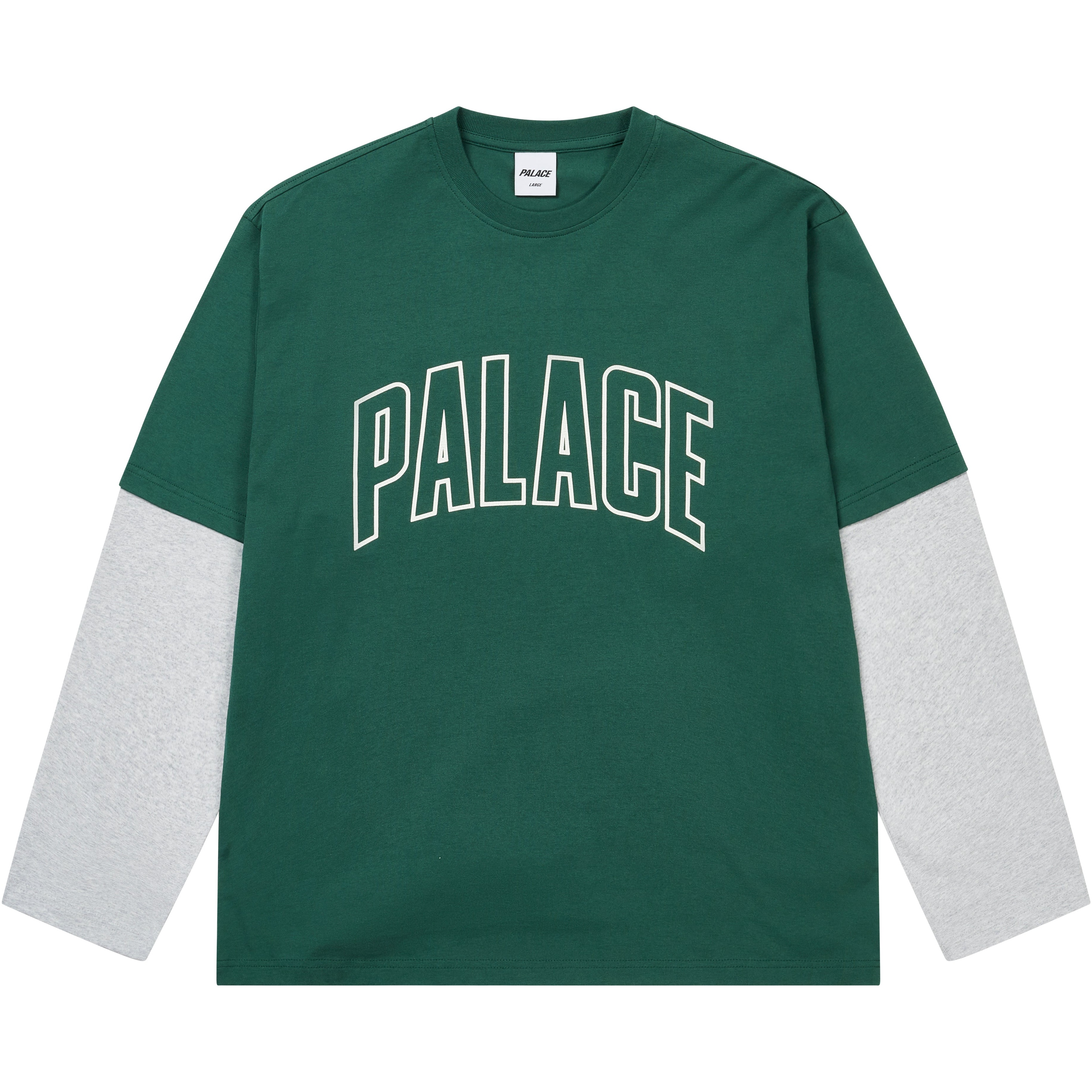 Thumbnail SURPRISINGLY LONGSLEEVE RACEY GREEN / GREY MARL one color