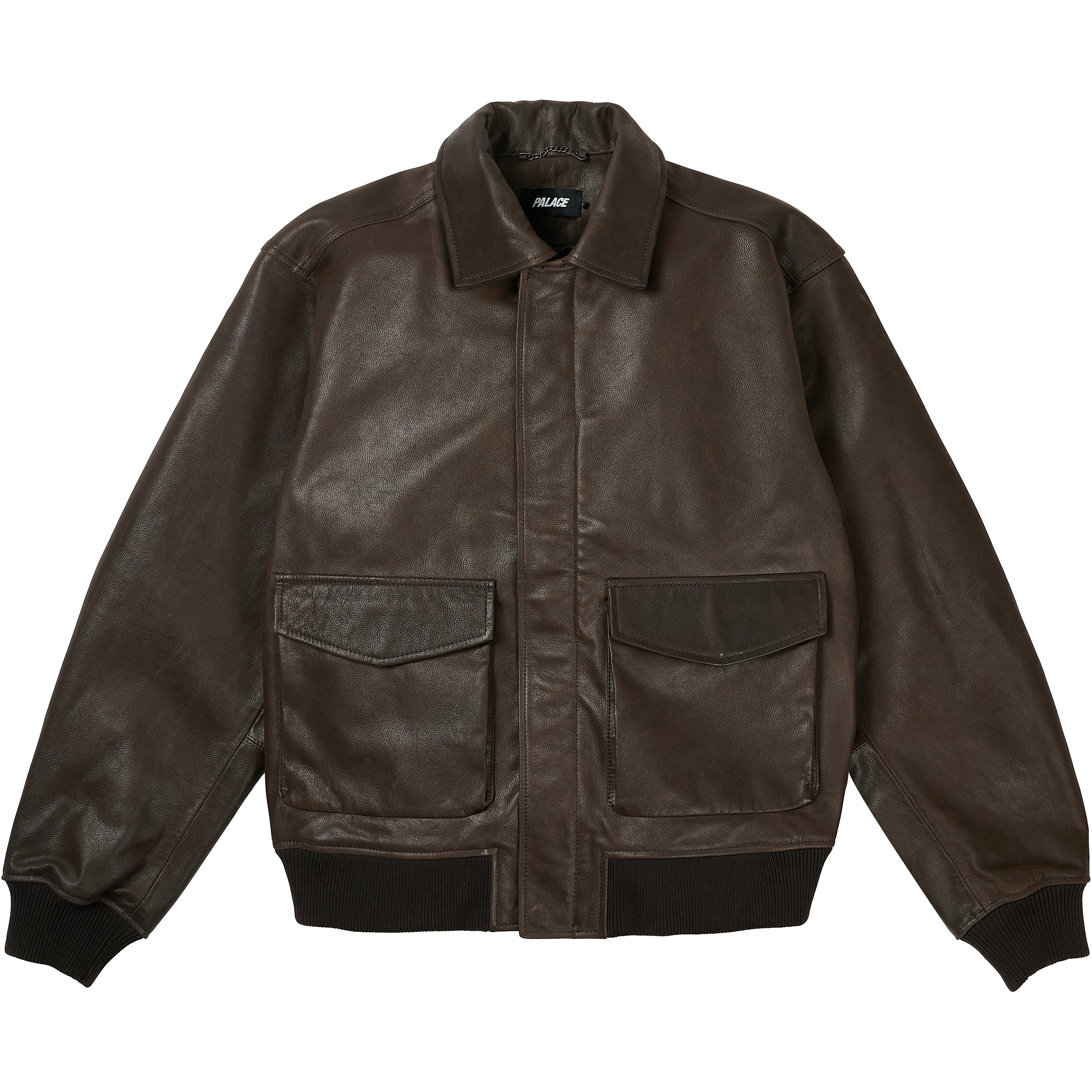 Thumbnail SUSANOO LEATHER FLIGHT JACKET BROWN one color