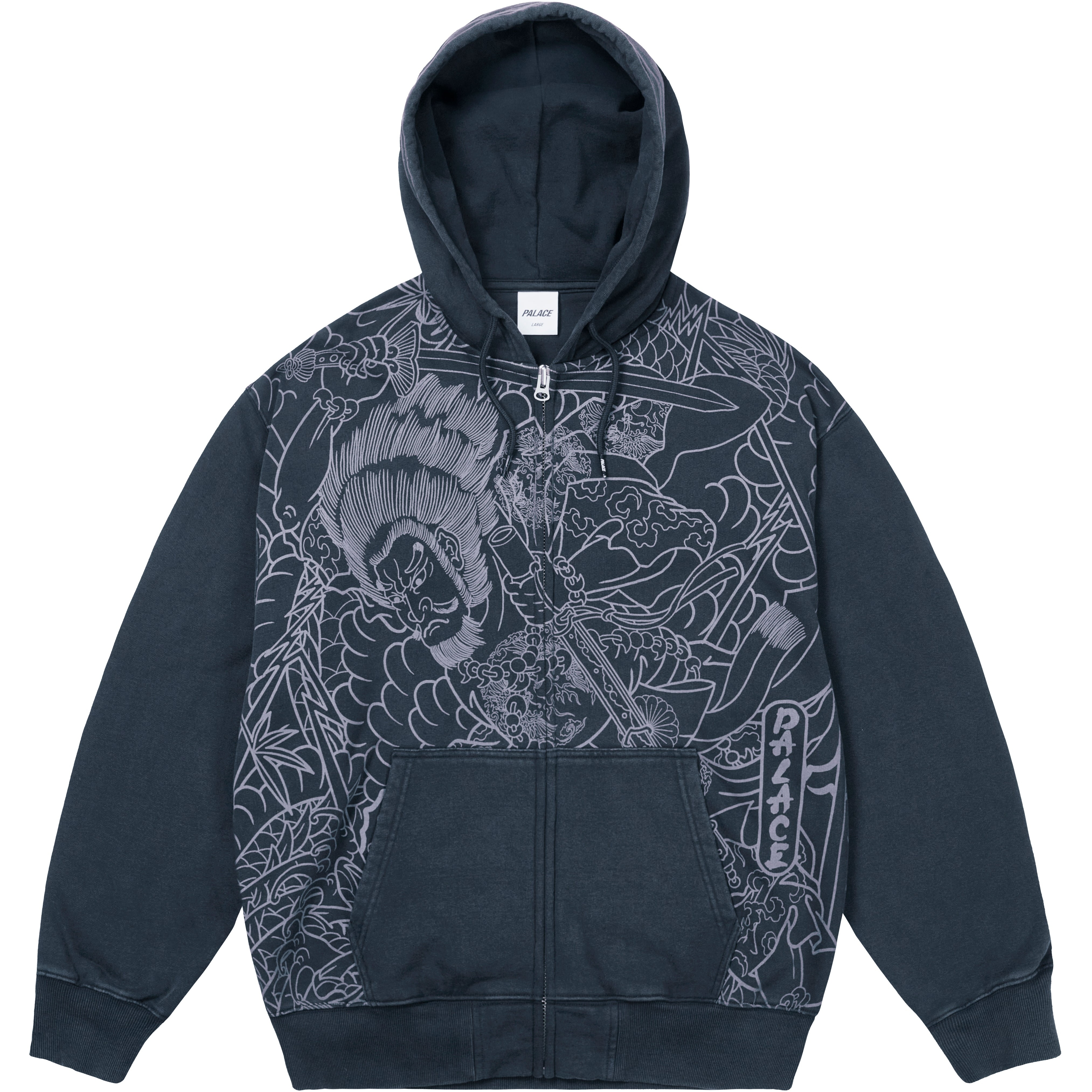 Thumbnail SUSANOO ZIP HOOD NAVY one color