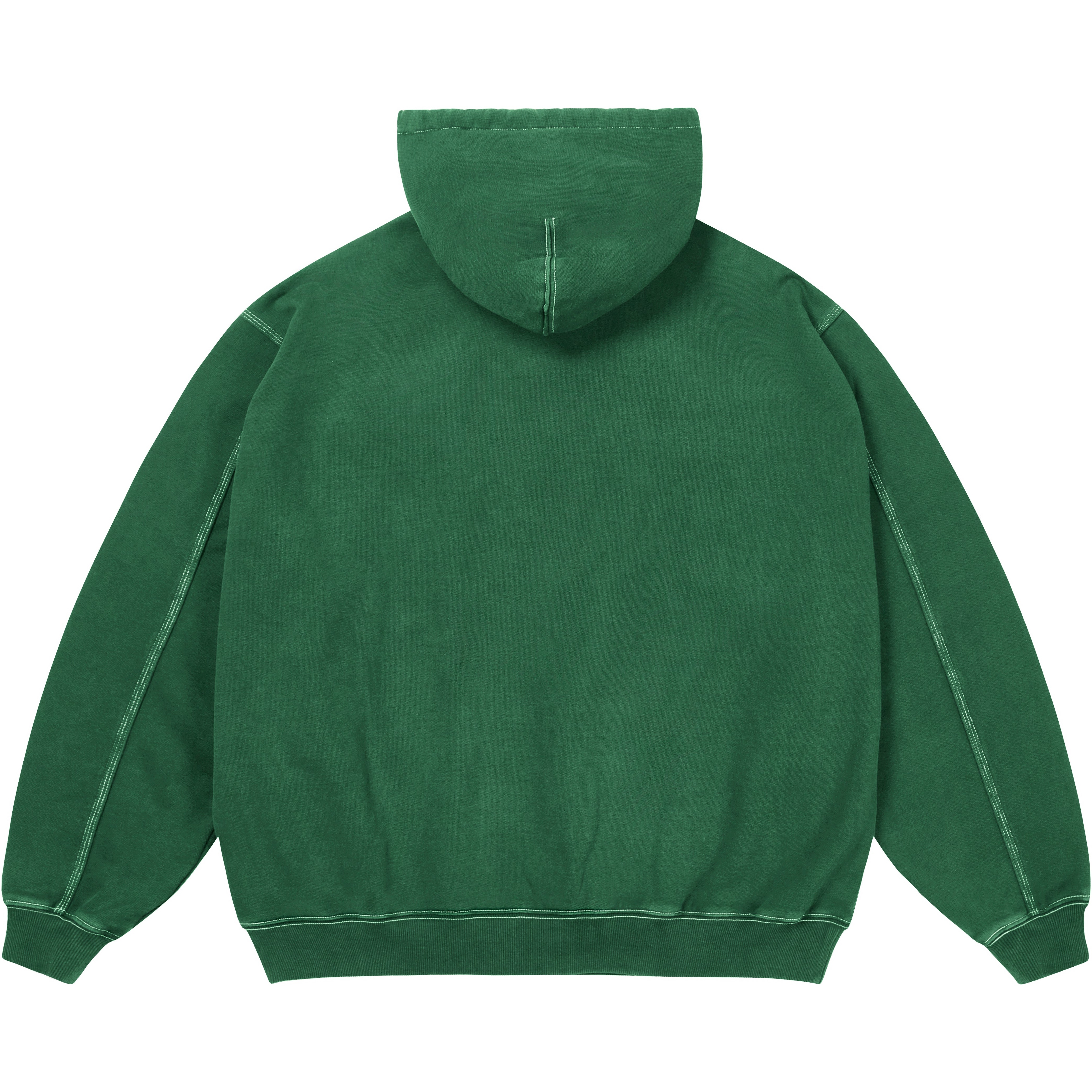 Thumbnail TRIPLE STITCH VERITAS ZIP HOOD RACEY GREEN one color