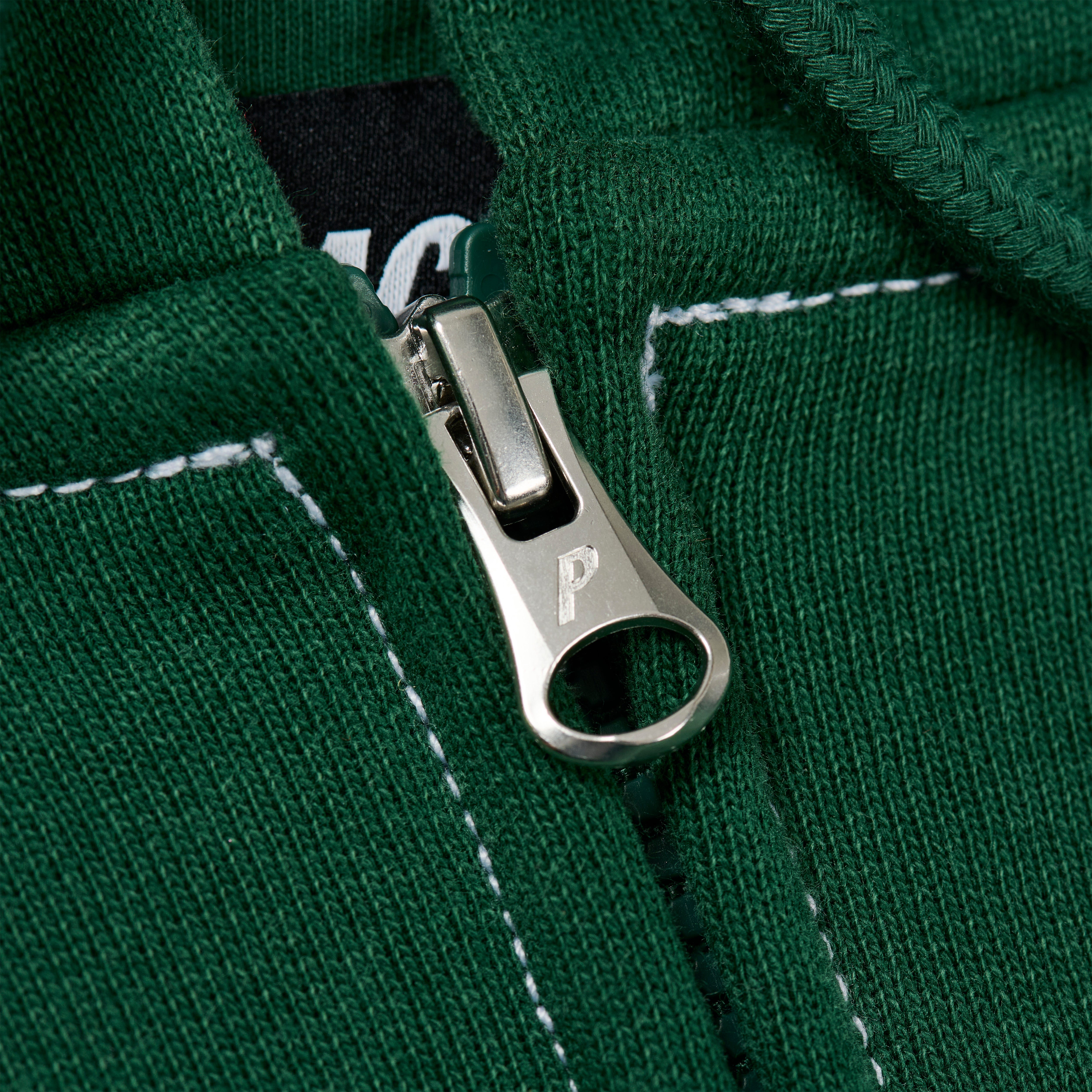 Thumbnail TRIPLE STITCH VERITAS ZIP HOOD RACEY GREEN one color