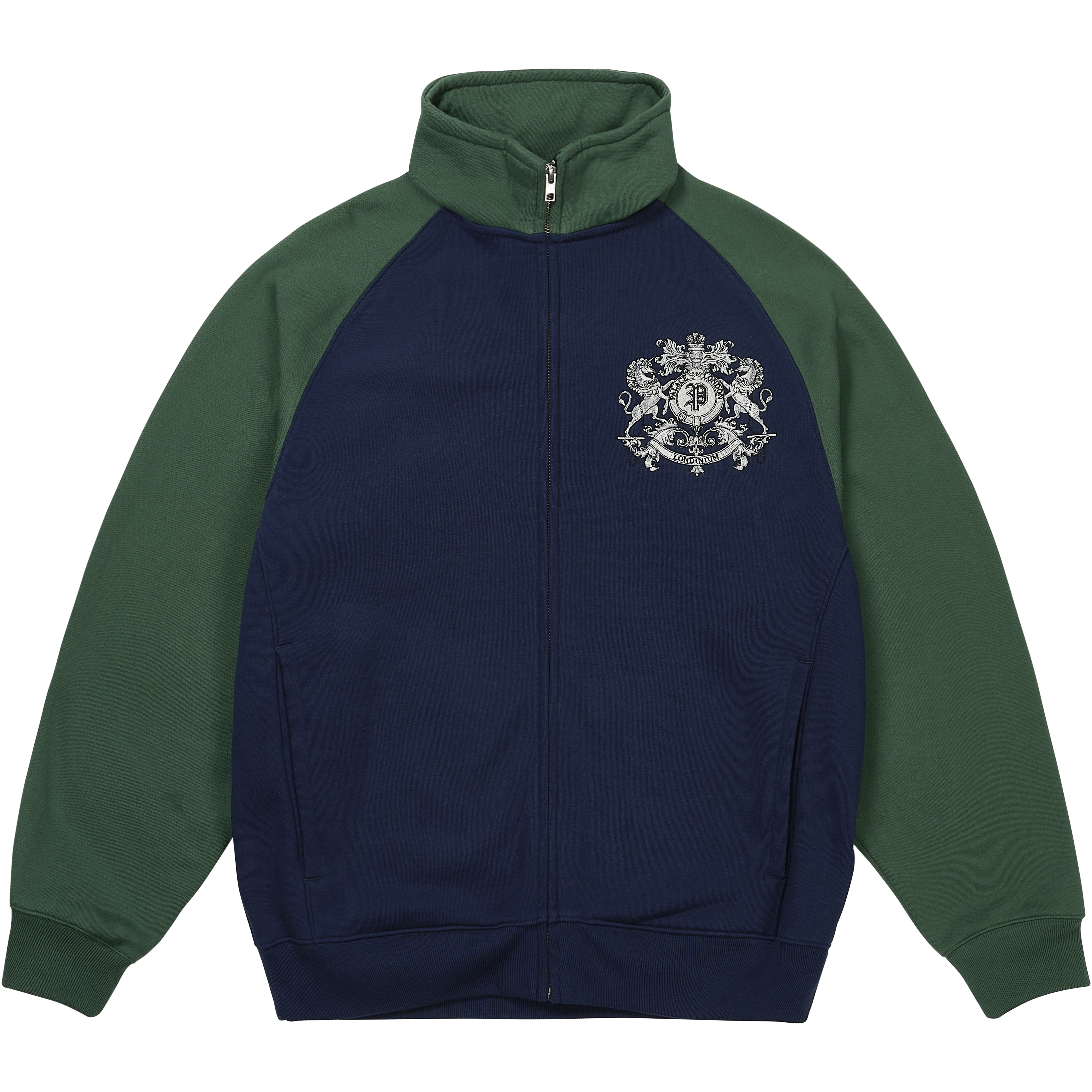 Palace CREST SWEAT NAVY / RACEY GREEN