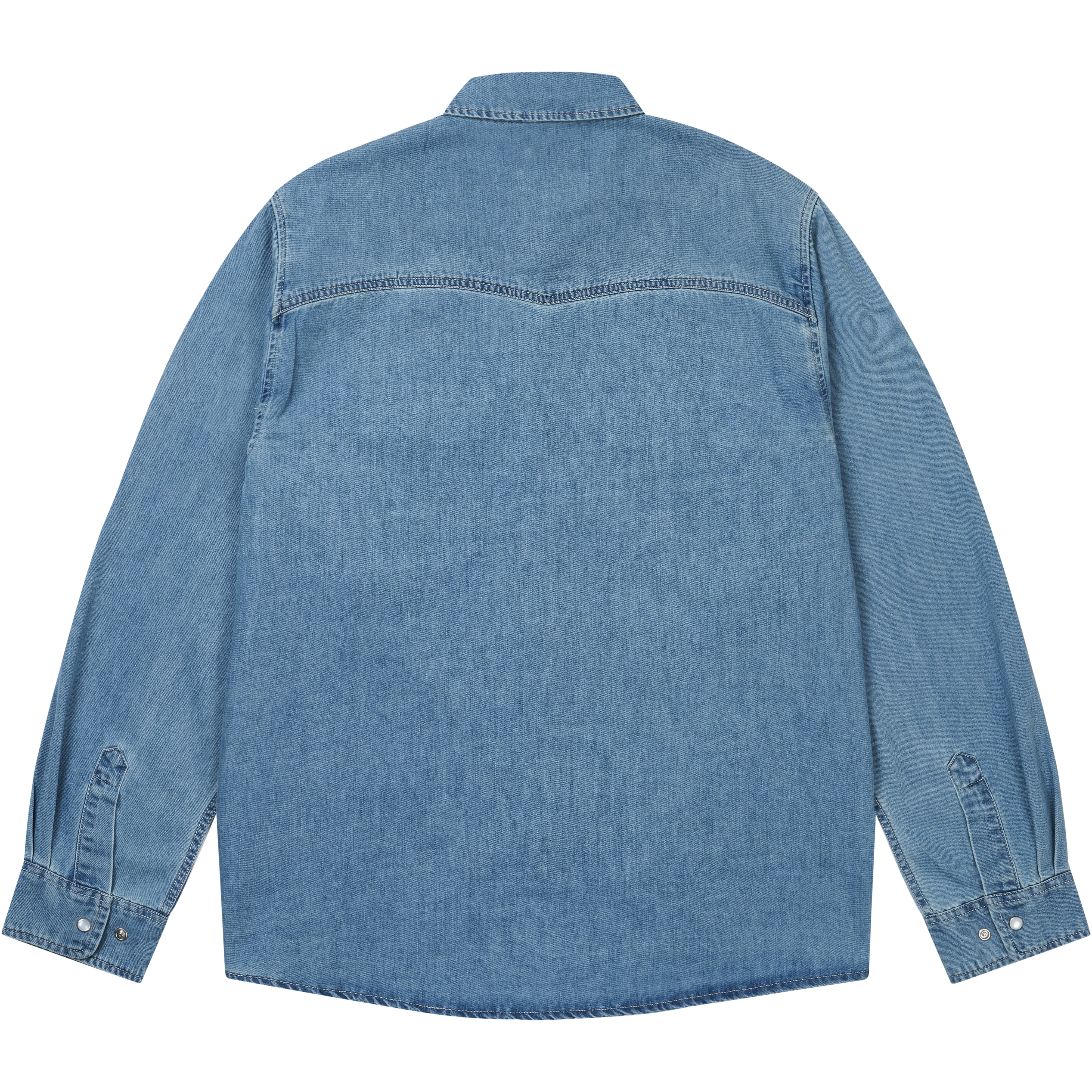Thumbnail DENIM WESTERN OVERSHIRT STONE WASH one color