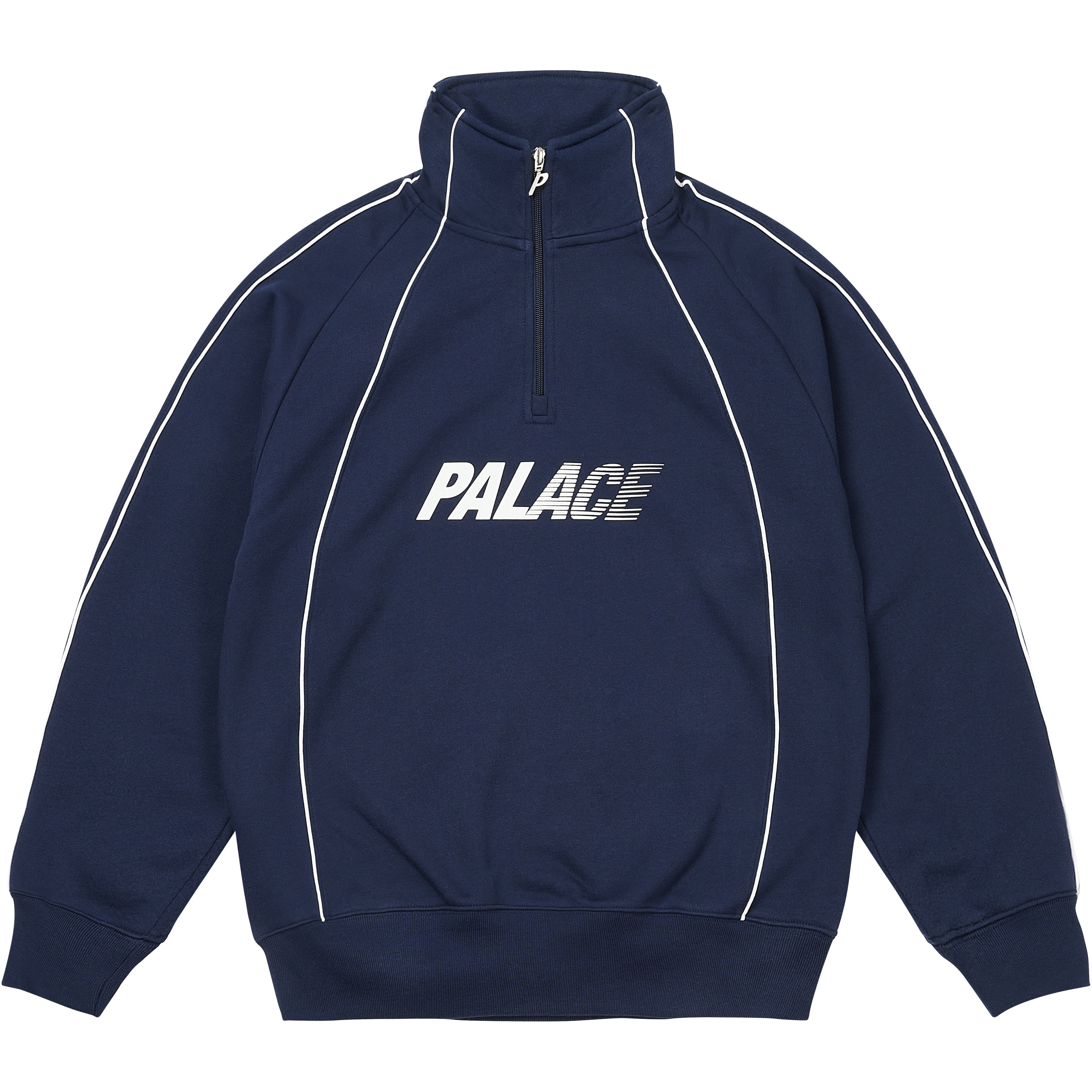 Palace FAST LOGO 1/4 ZIP NAVY