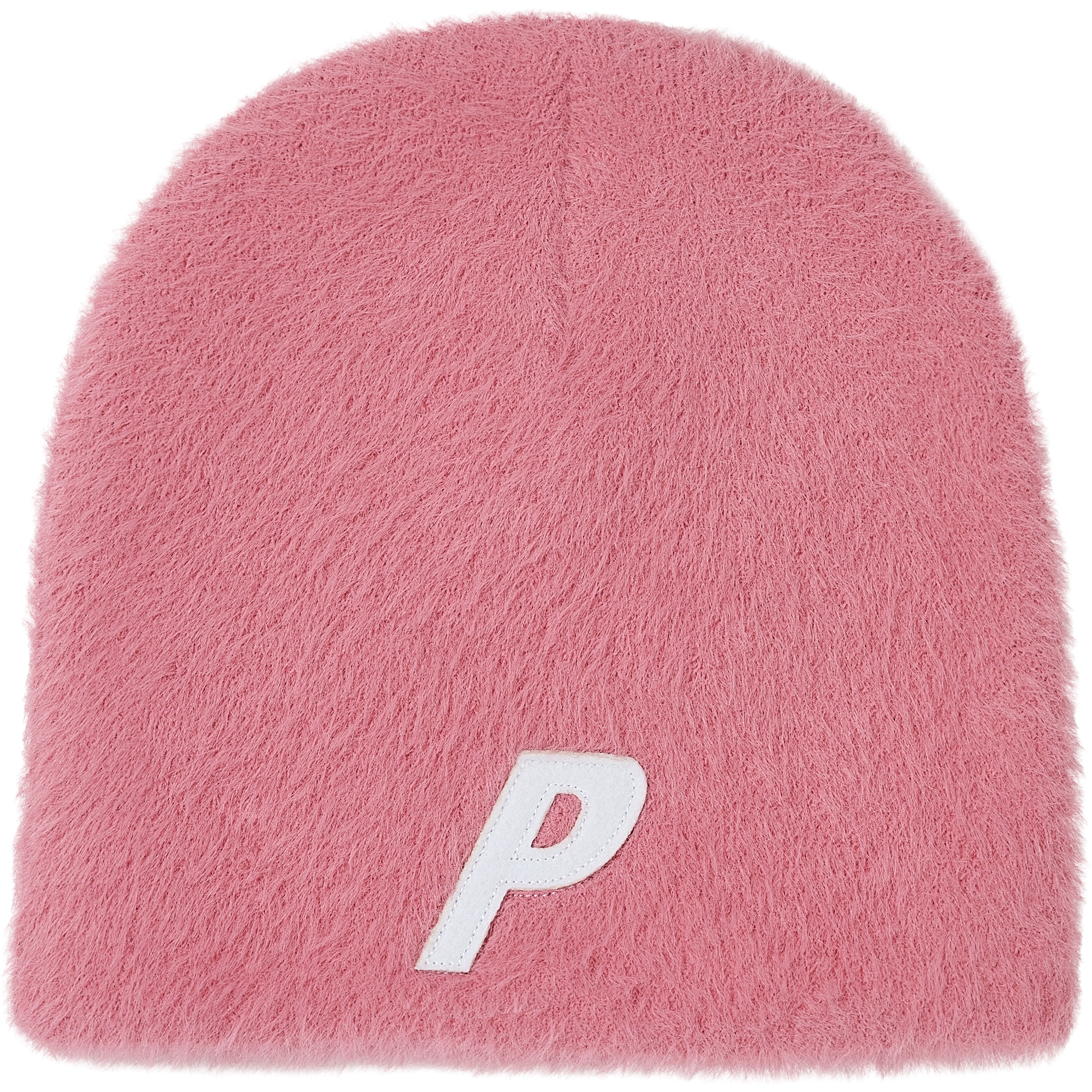 Palace FAUX MOHAIR P NEIN CUFF BEANIE POSH PINK