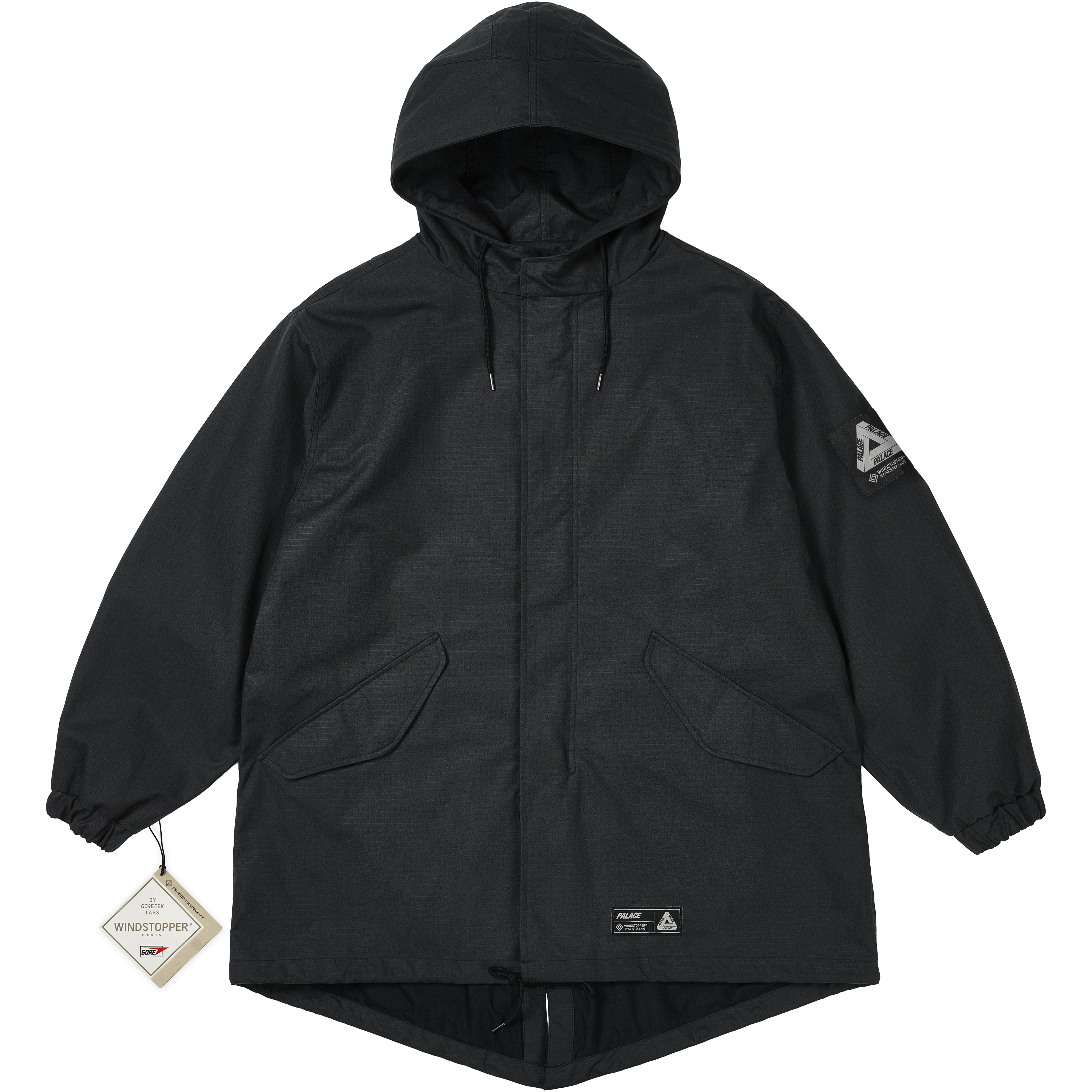 Palace GORE-TEX WINDSTOPPER P51 PARKA BLACK
