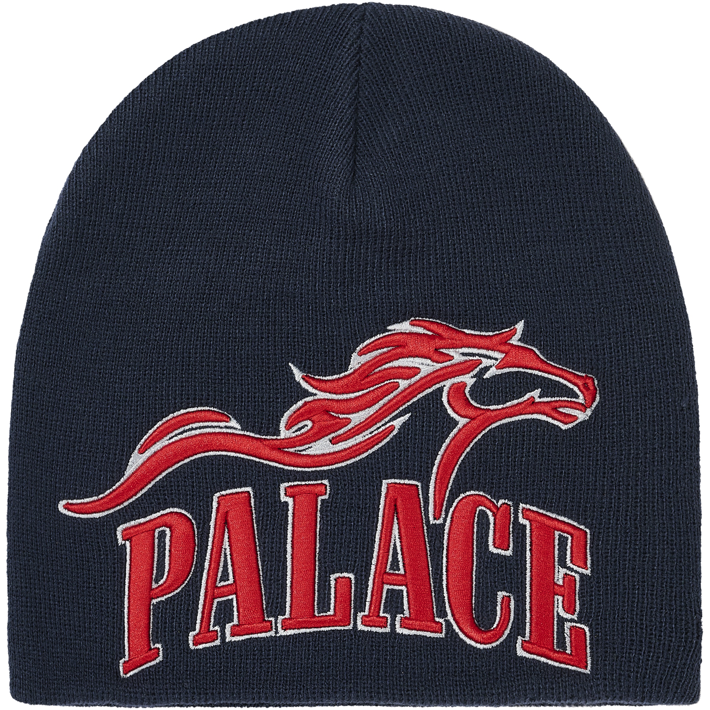 Palace HORSEPOWER NEIN CUFF BEANIE NAVY
