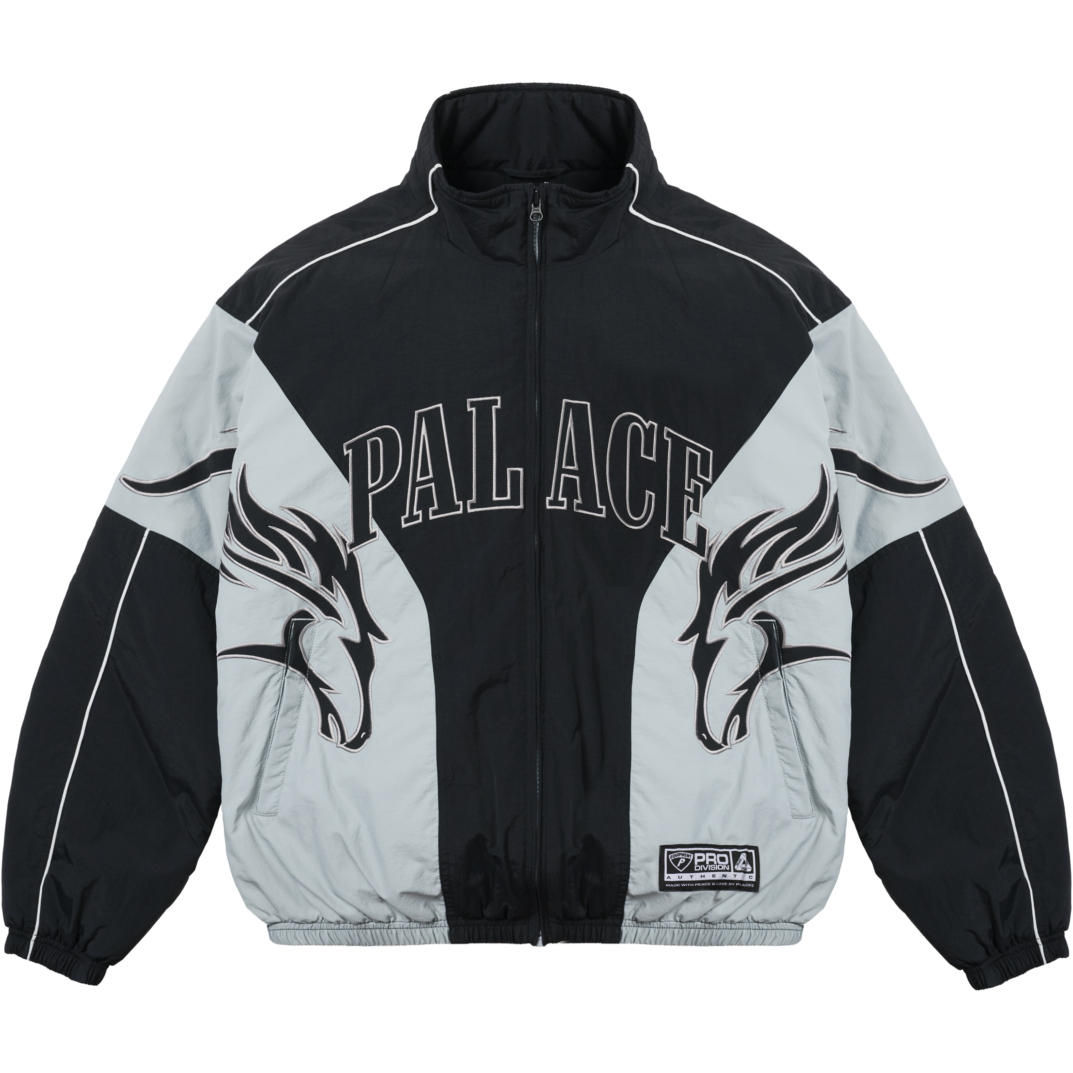 Palace HORSES JACKET BLACK / GREY