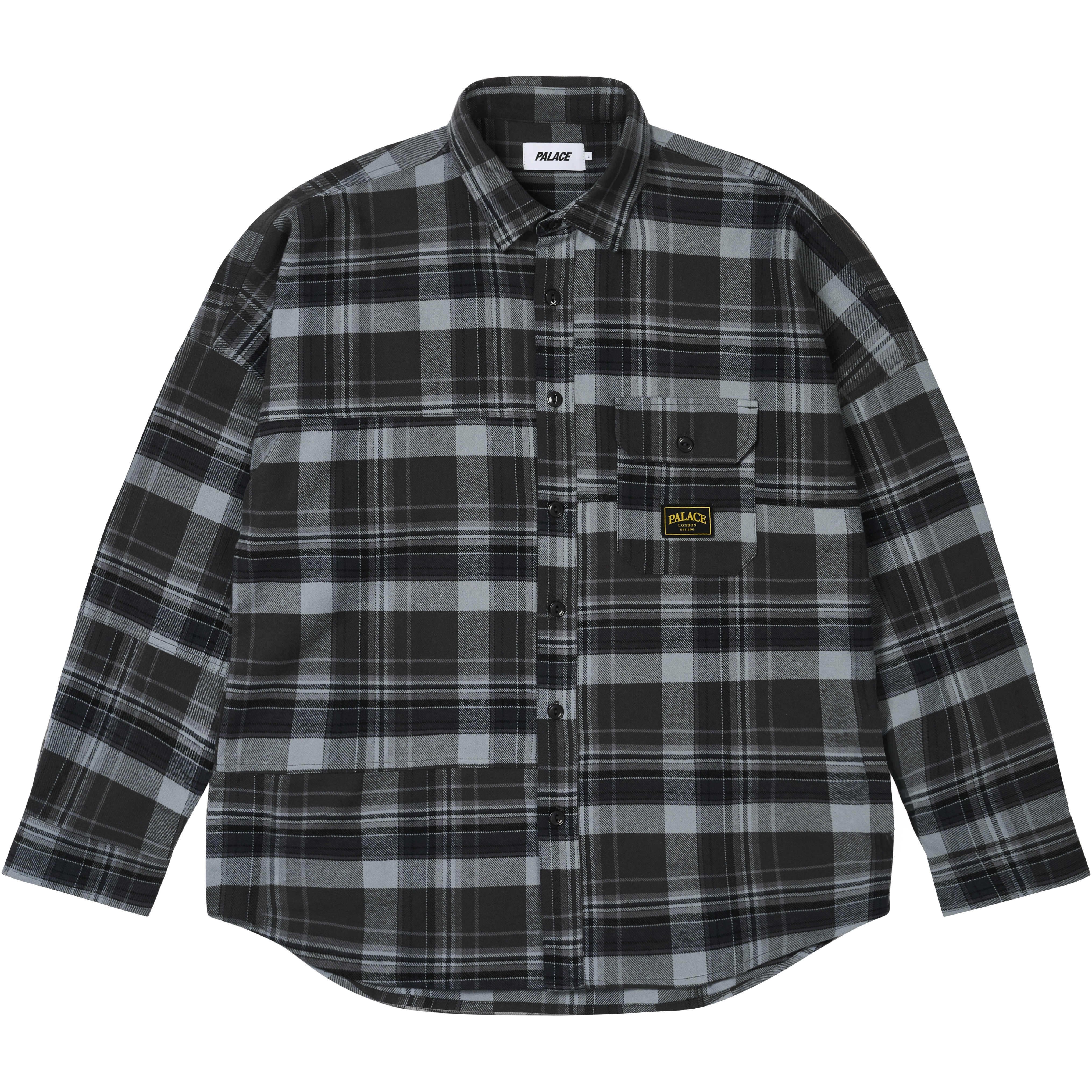 Palace LUMBER YAK PATCH OVERSHIRT BLACK