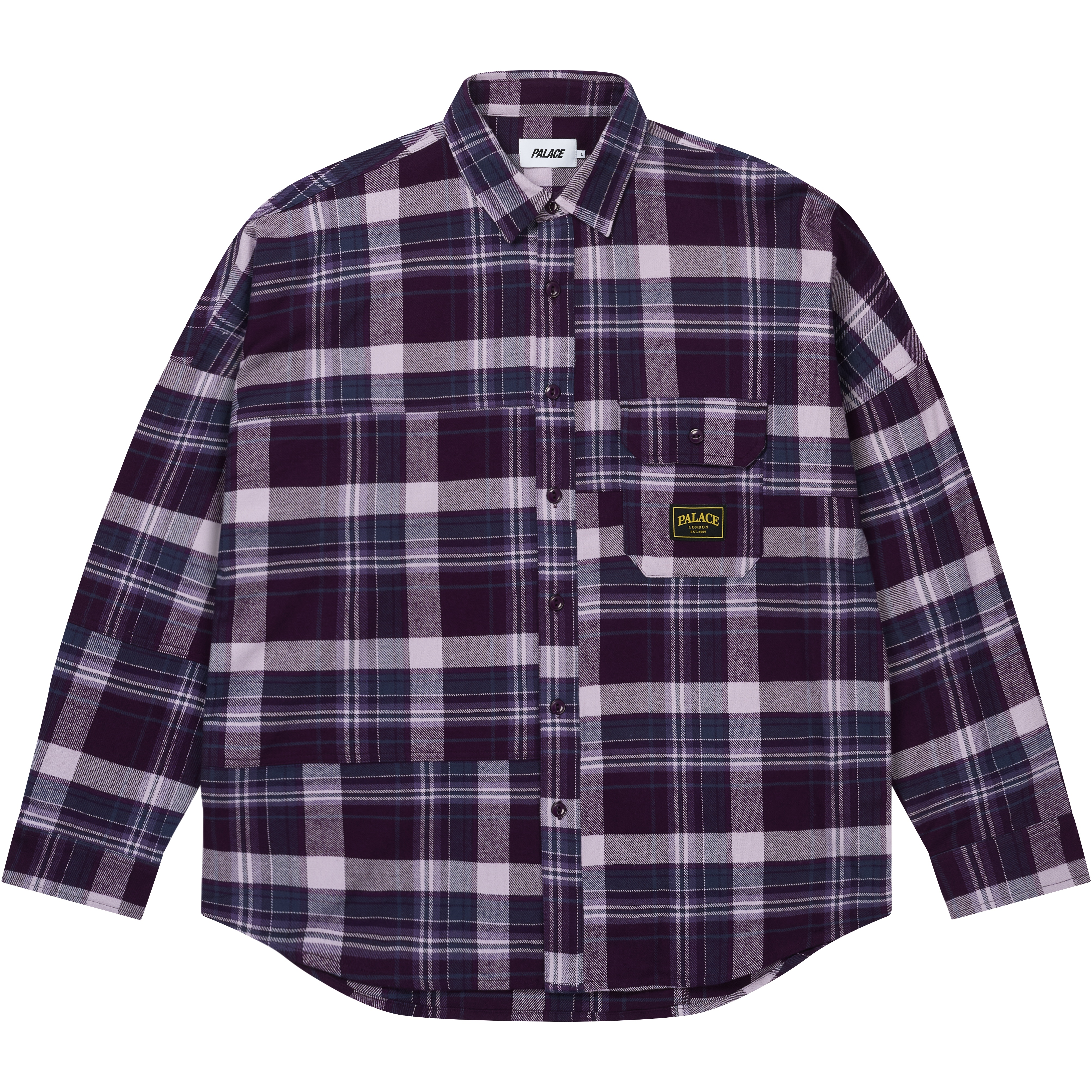 Palace LUMBER YAK PATCH OVERSHIRT PURPLE