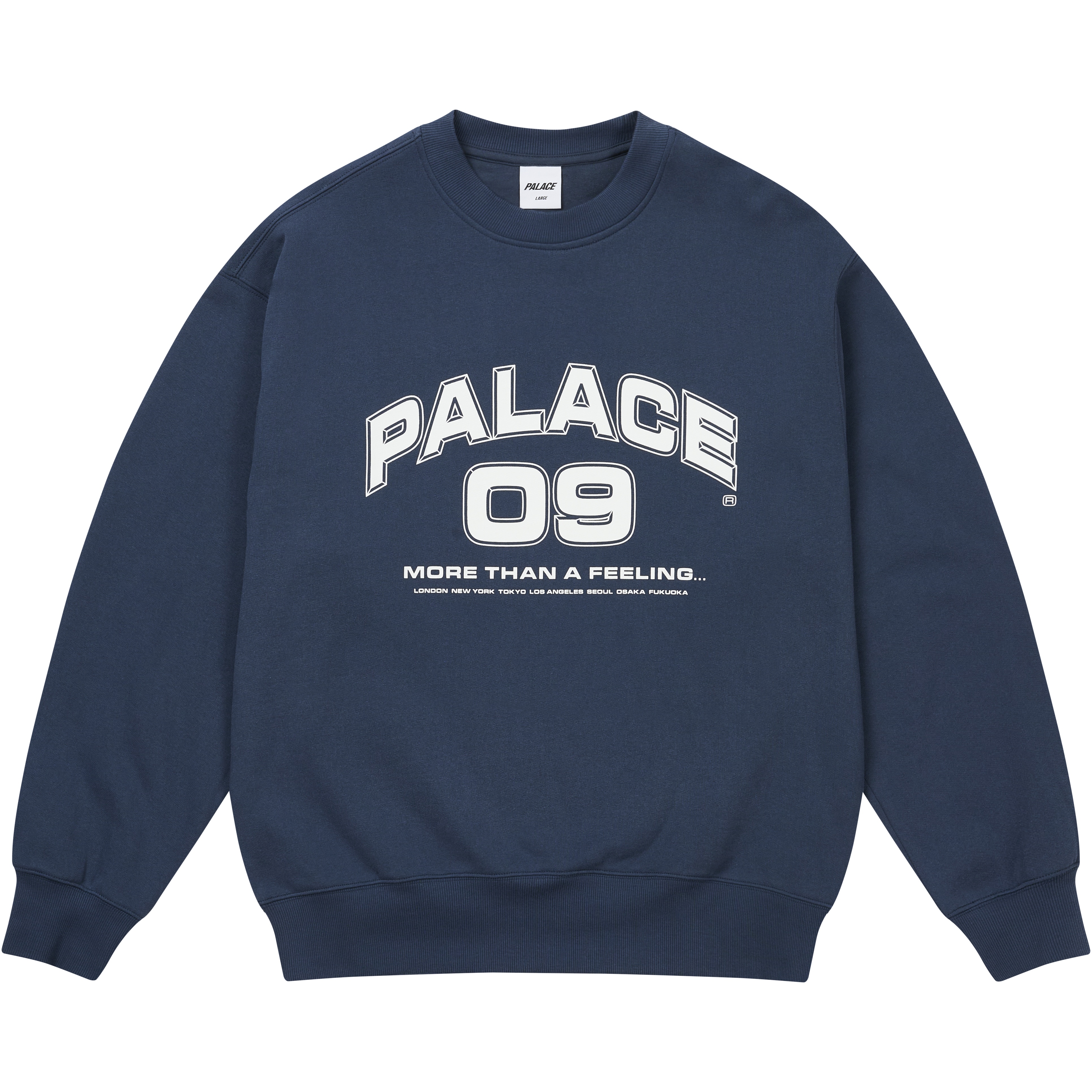 Palace MORE THAN A FEELING CREW NAVY