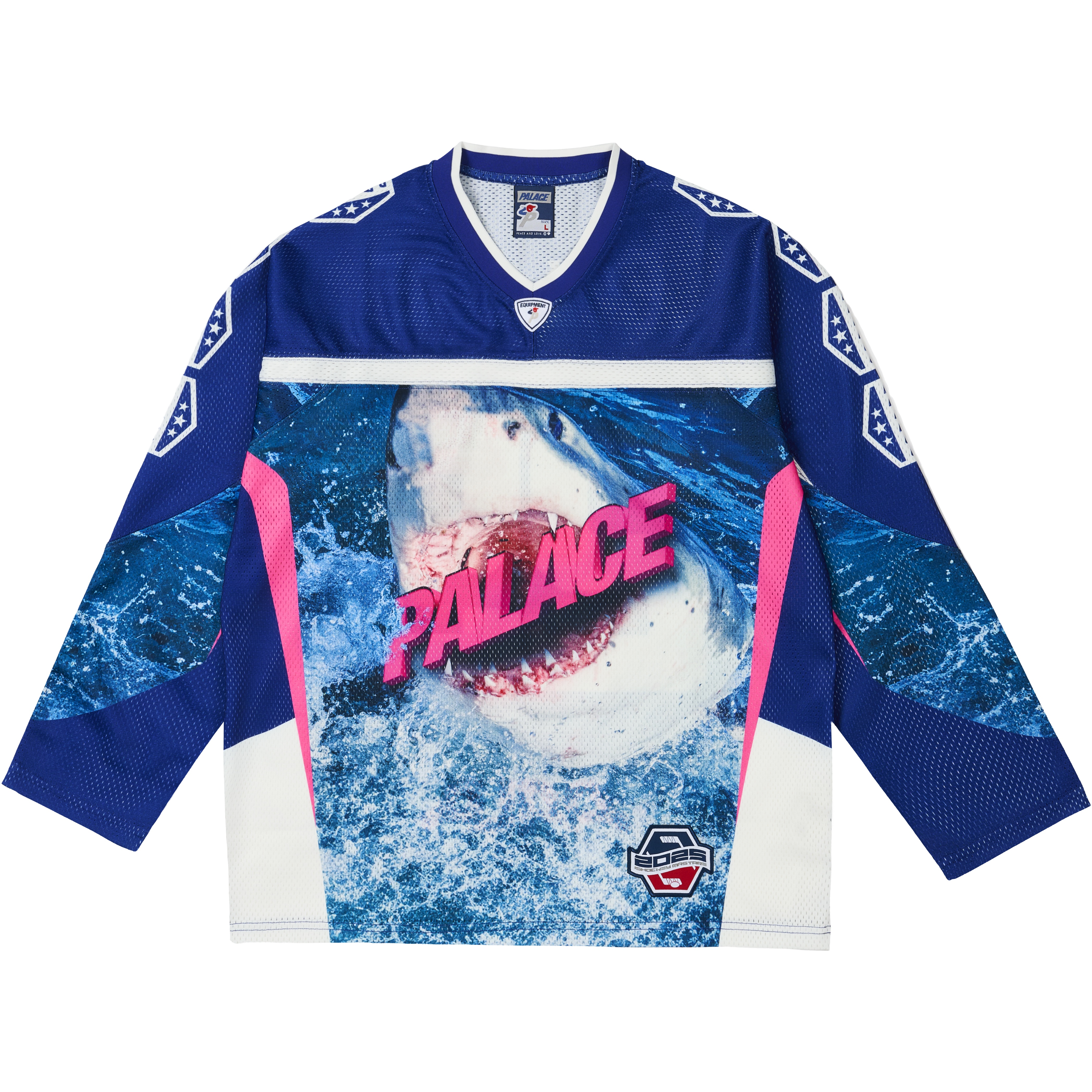 Palace NO BITIN' HOCKEY JERSEY NAVY