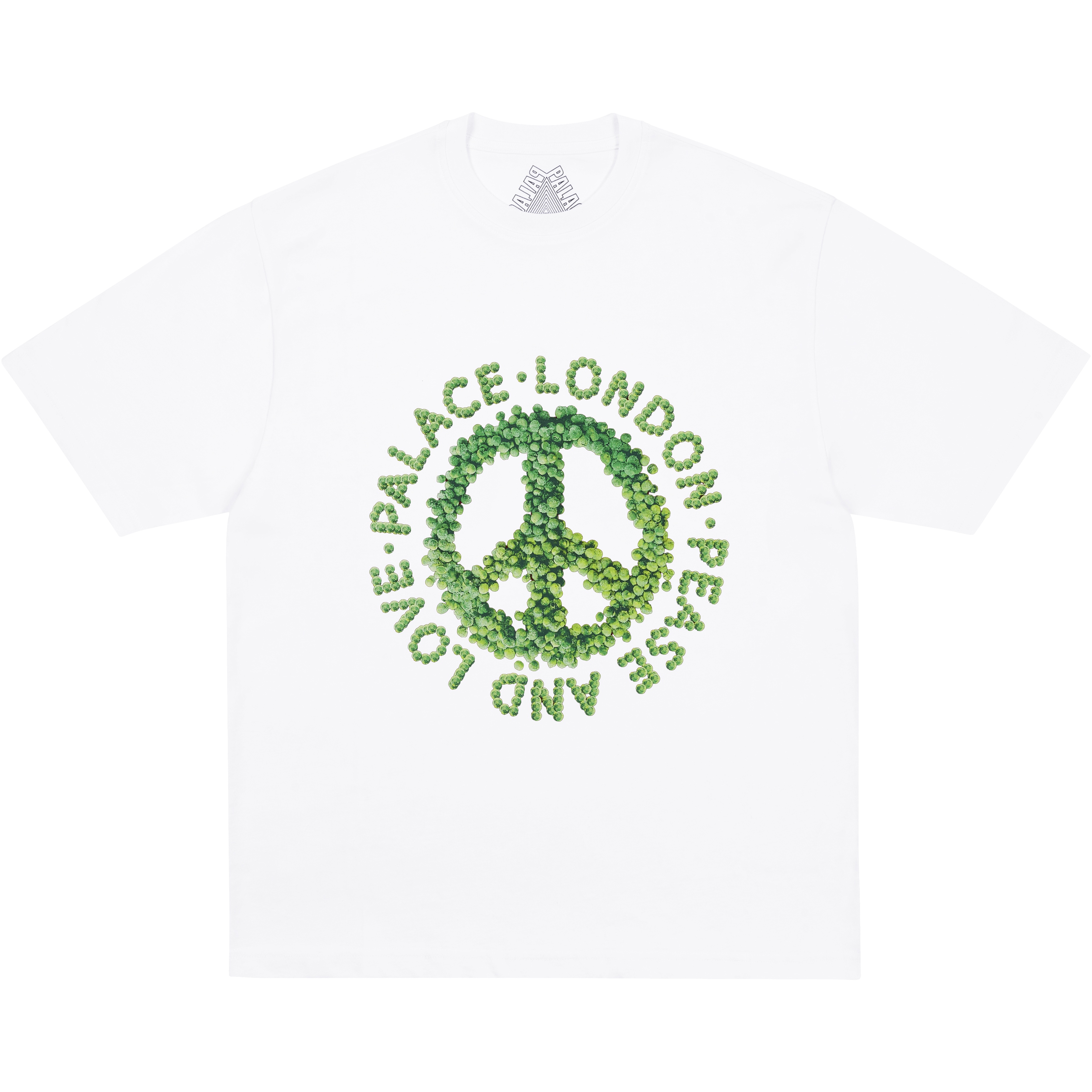 Palace PEASE AND LOVE T-SHIRT WHITE