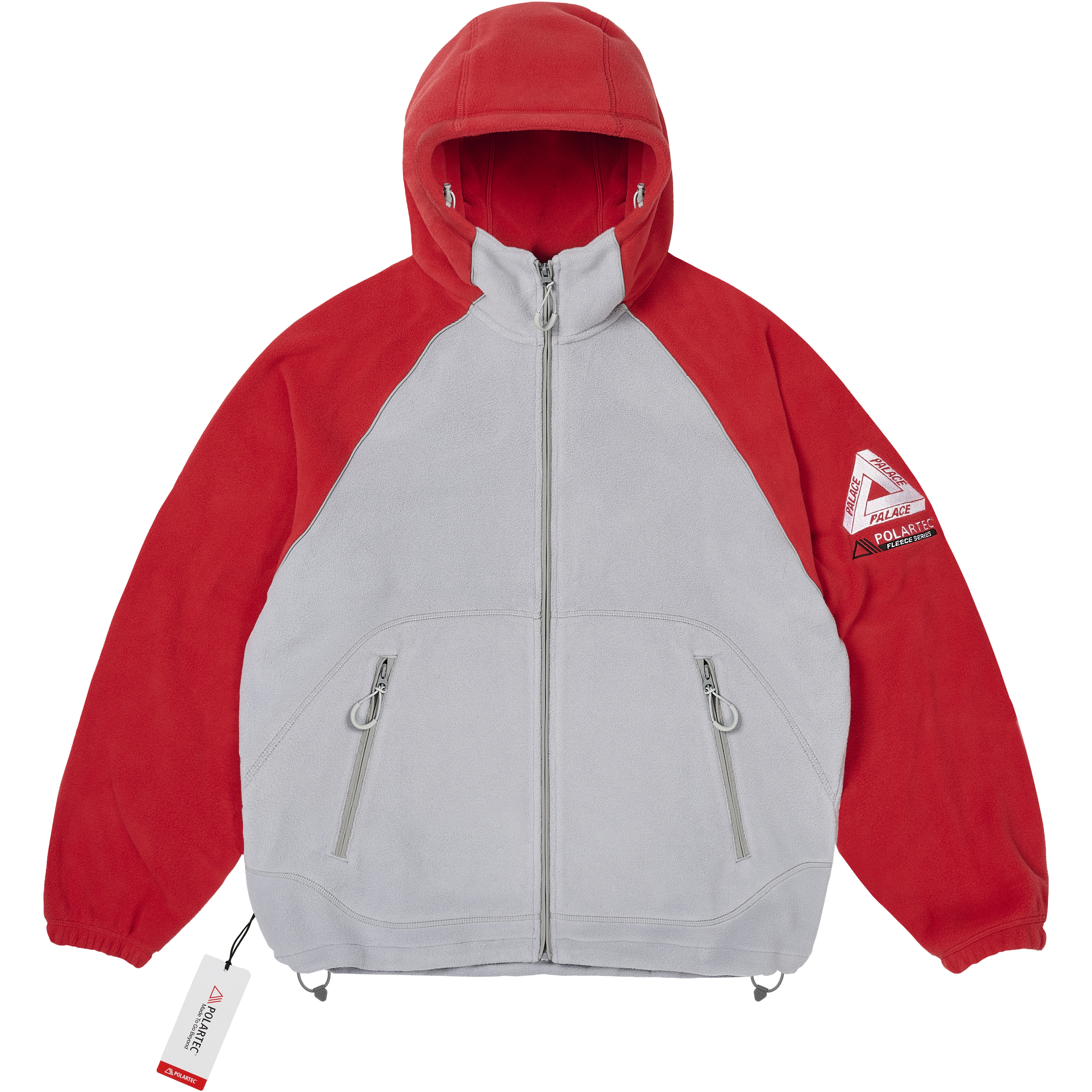 Palace POLARTEC JACKET GREY / RED