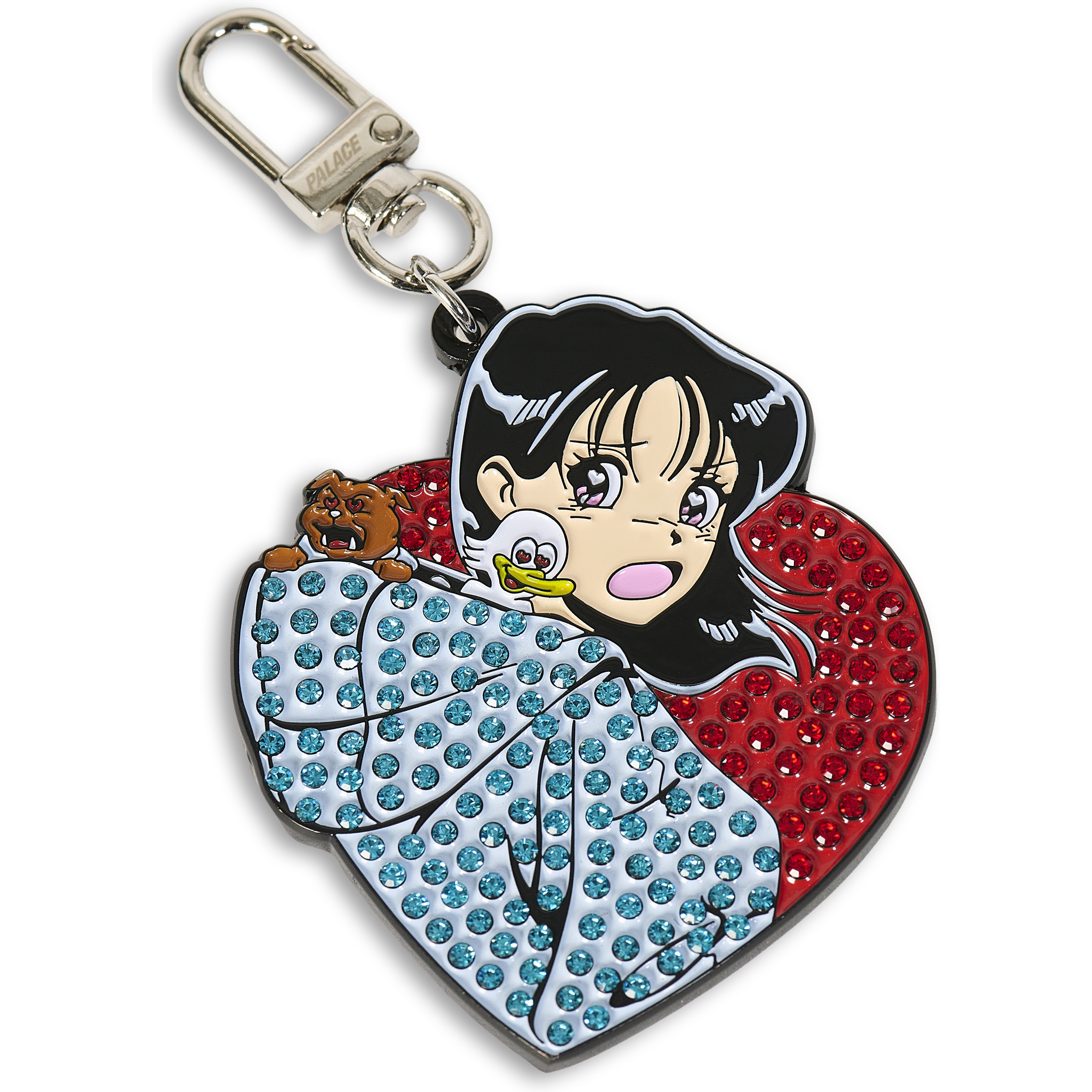 Palace REAR VIEW LOVE KEYRING MULTI