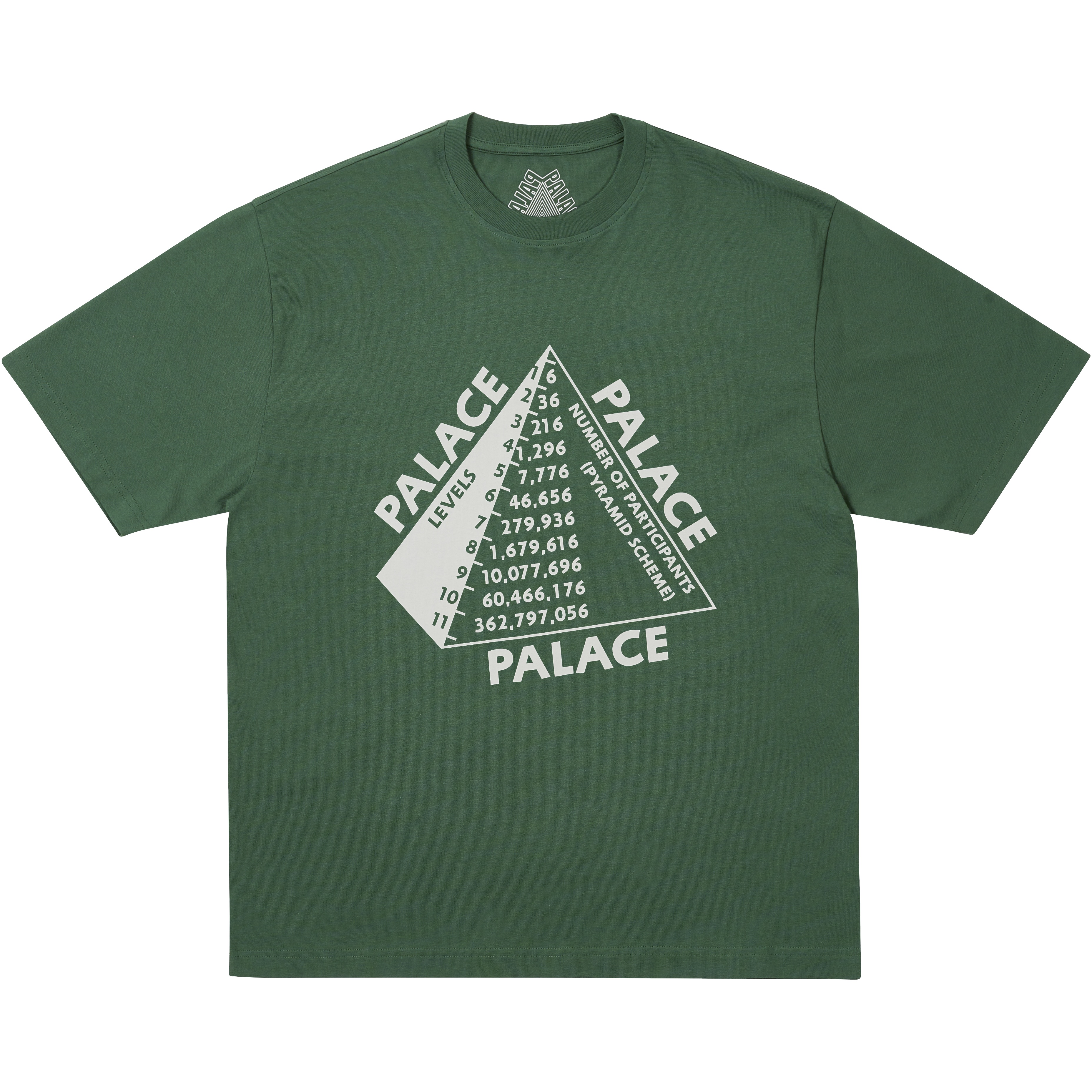Palace SCHEME T-SHIRT RACEY GREEN