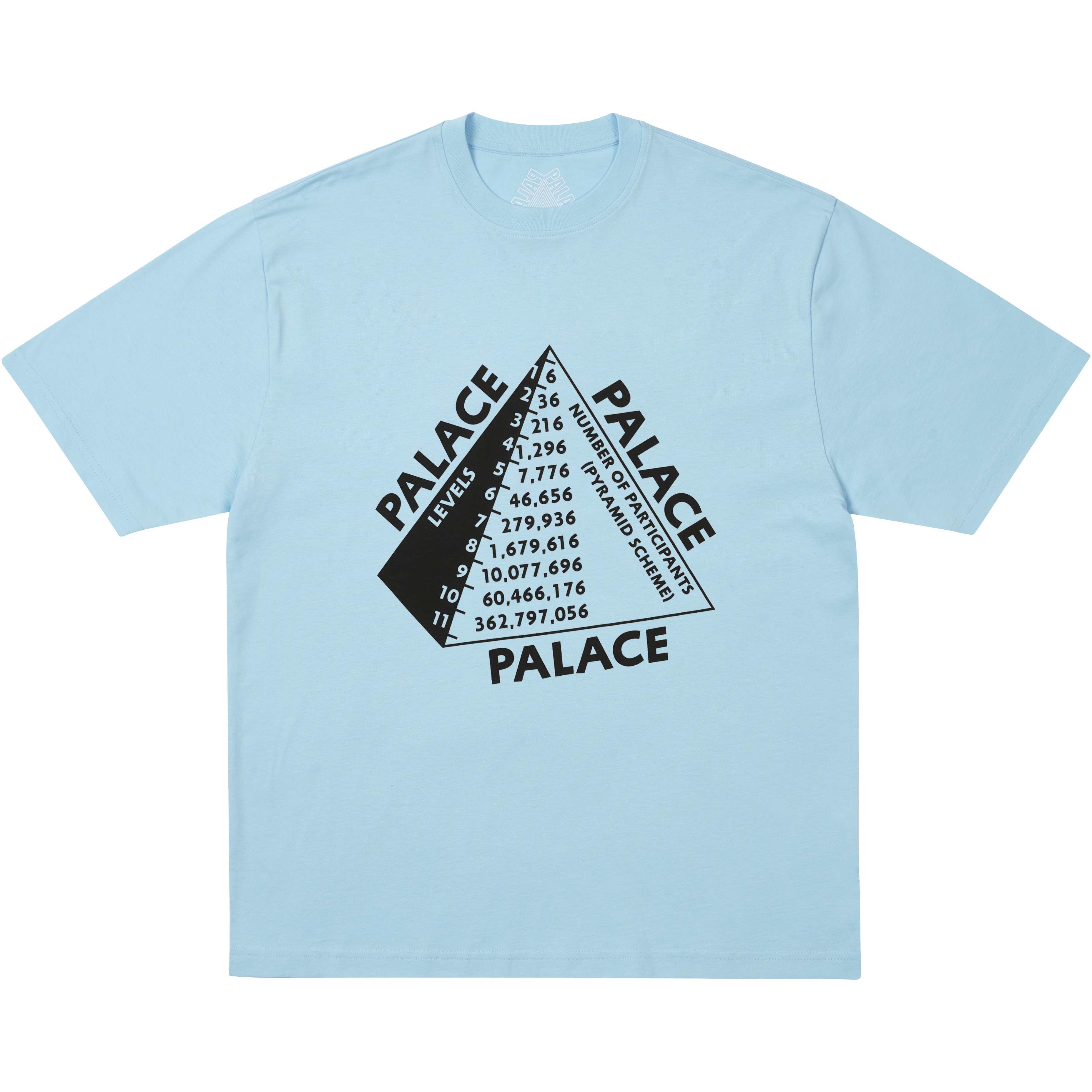 Palace SCHEME T-SHIRT SKYLINE BLUE
