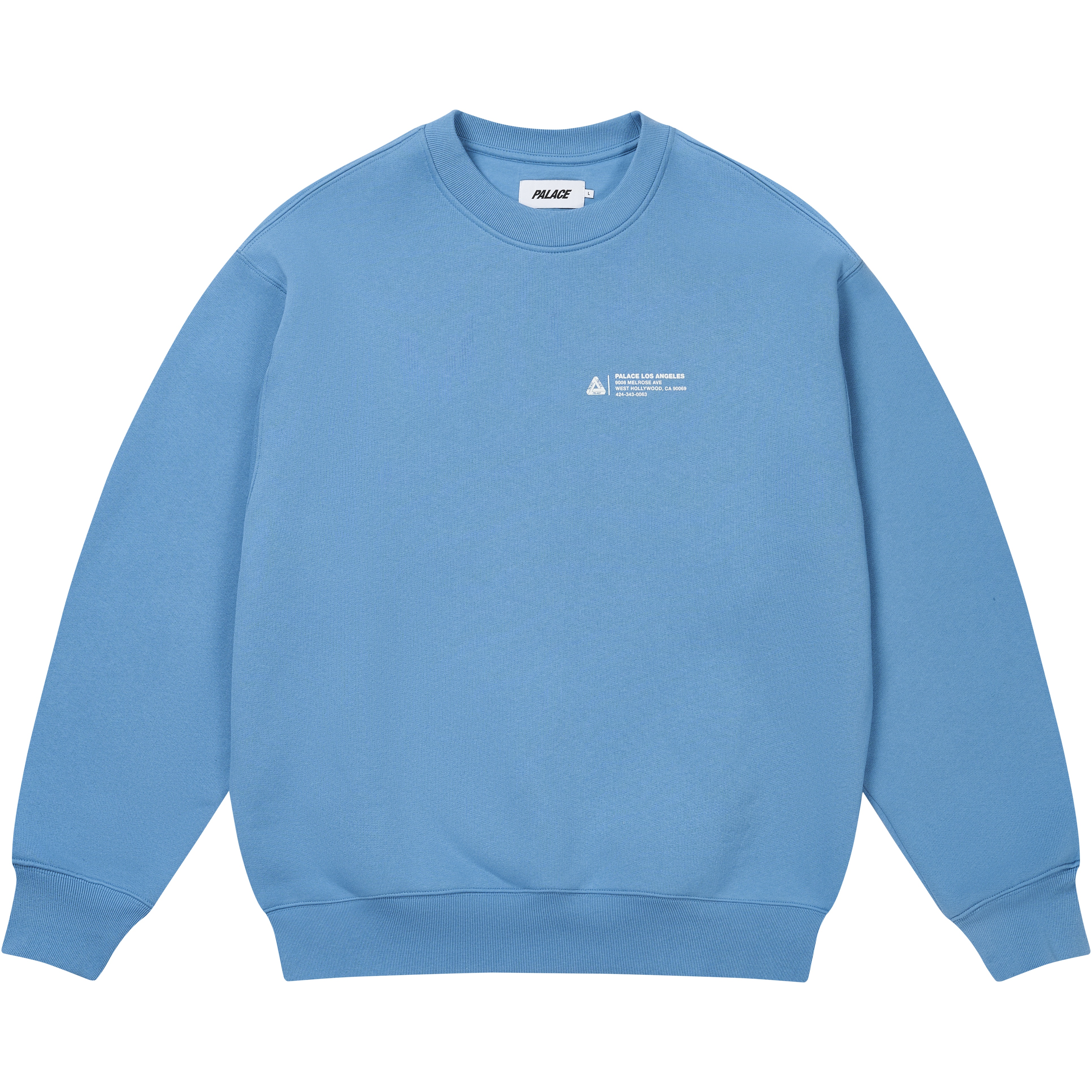 Palace SHOP LOCATOR CREW OCEAN BLUE