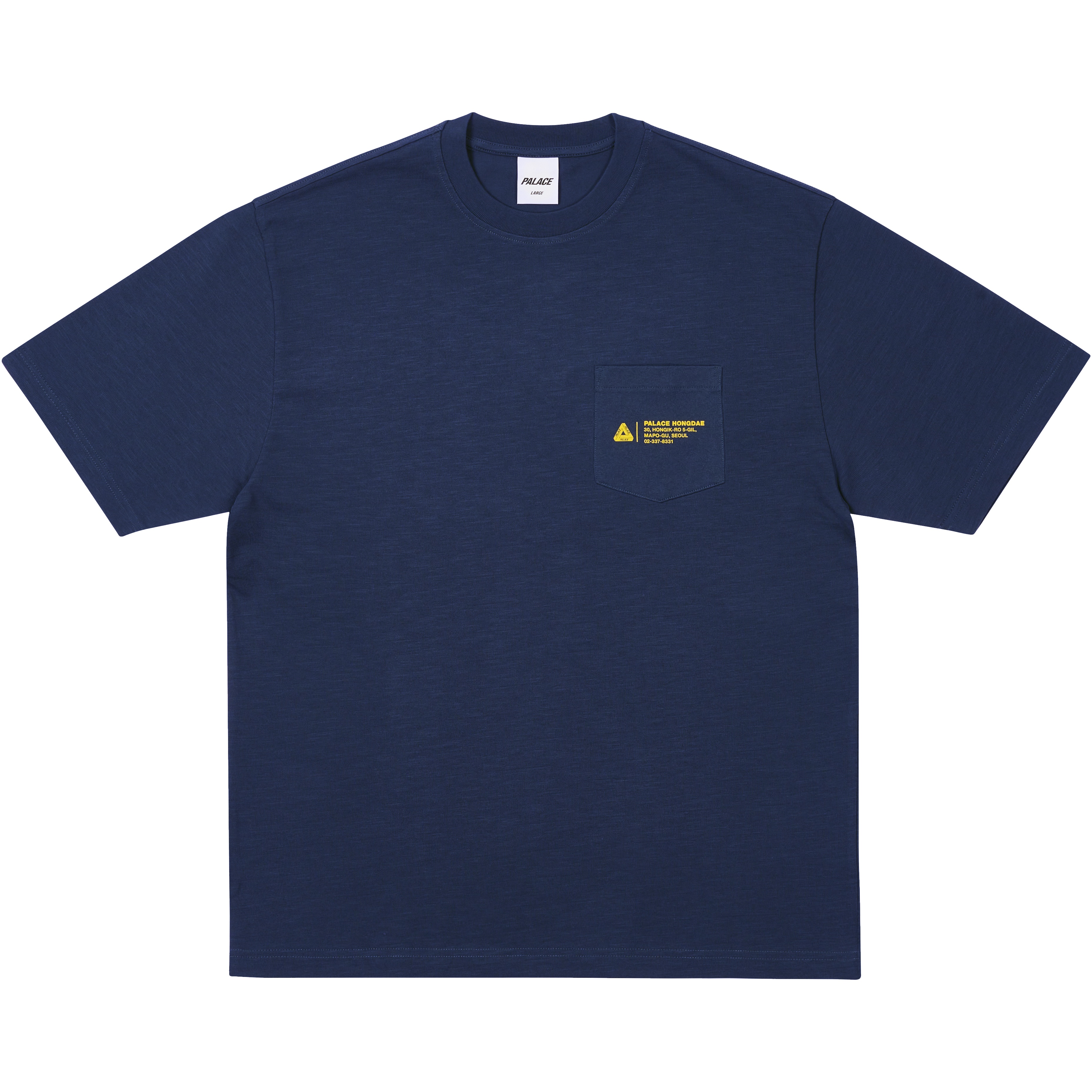 Palace SHOP LOCATOR POCKET T-SHIRT NAVY