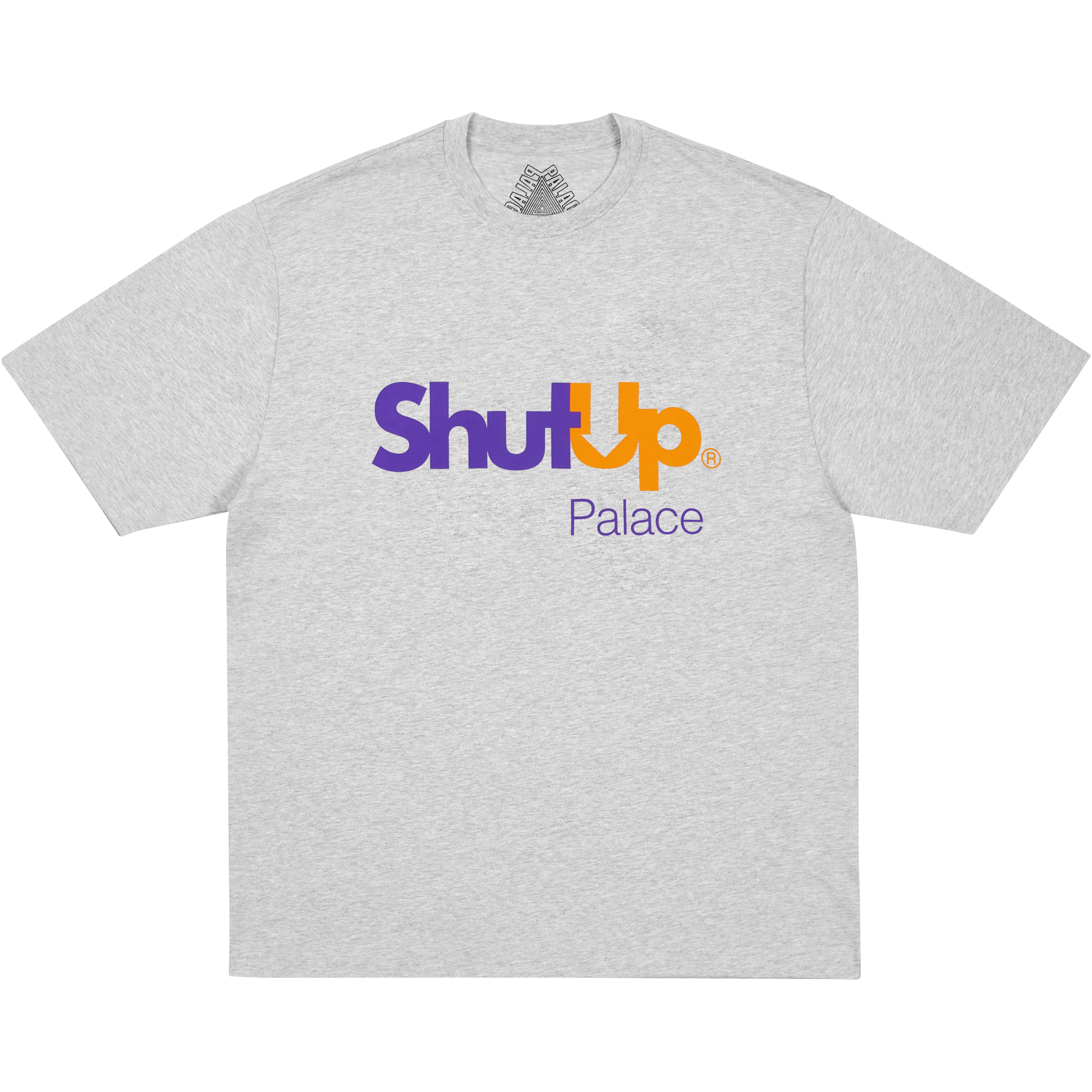 Palace SHUT UP T-SHIRT GREY MARL