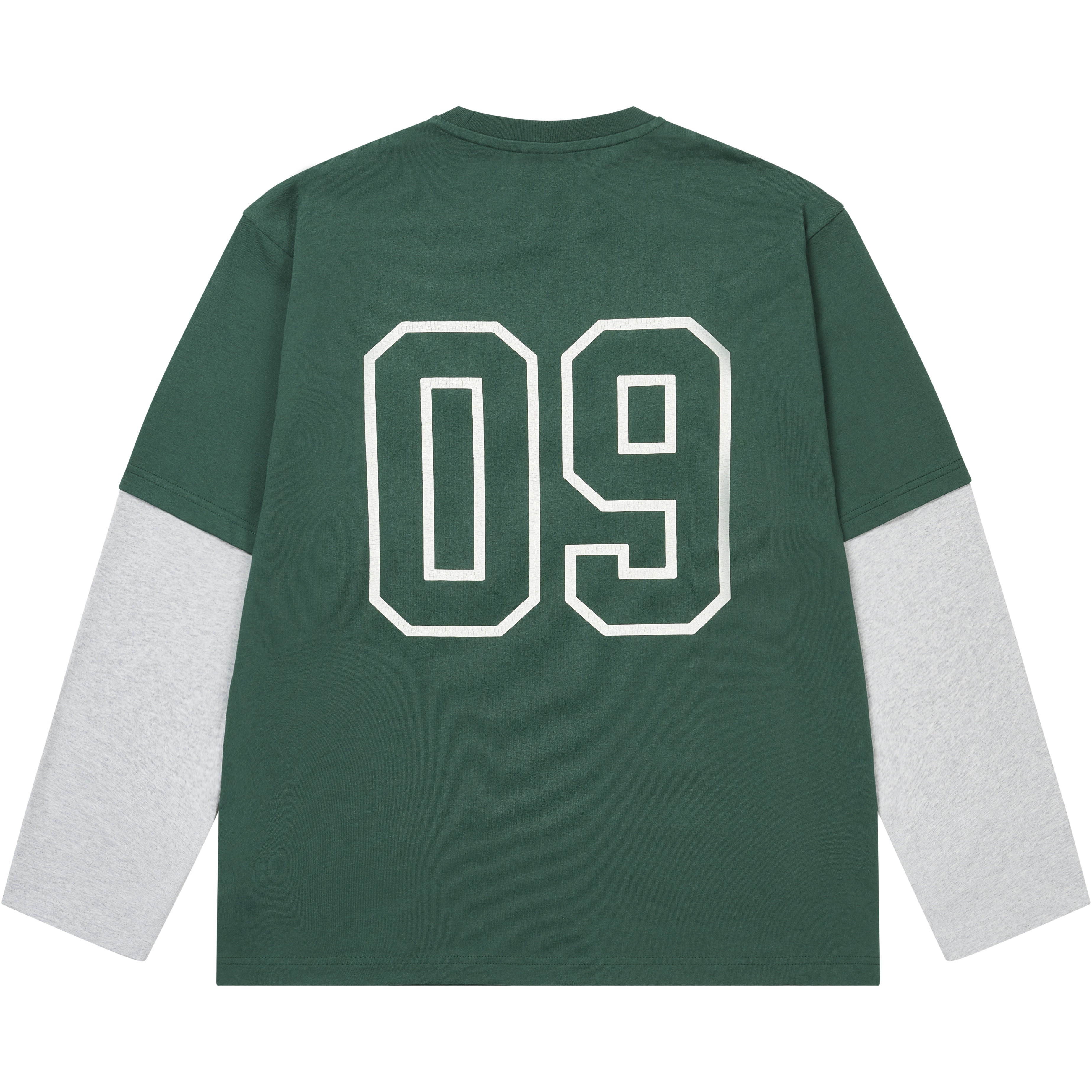 Thumbnail SURPRISINGLY LONGSLEEVE RACEY GREEN / GREY MARL one color