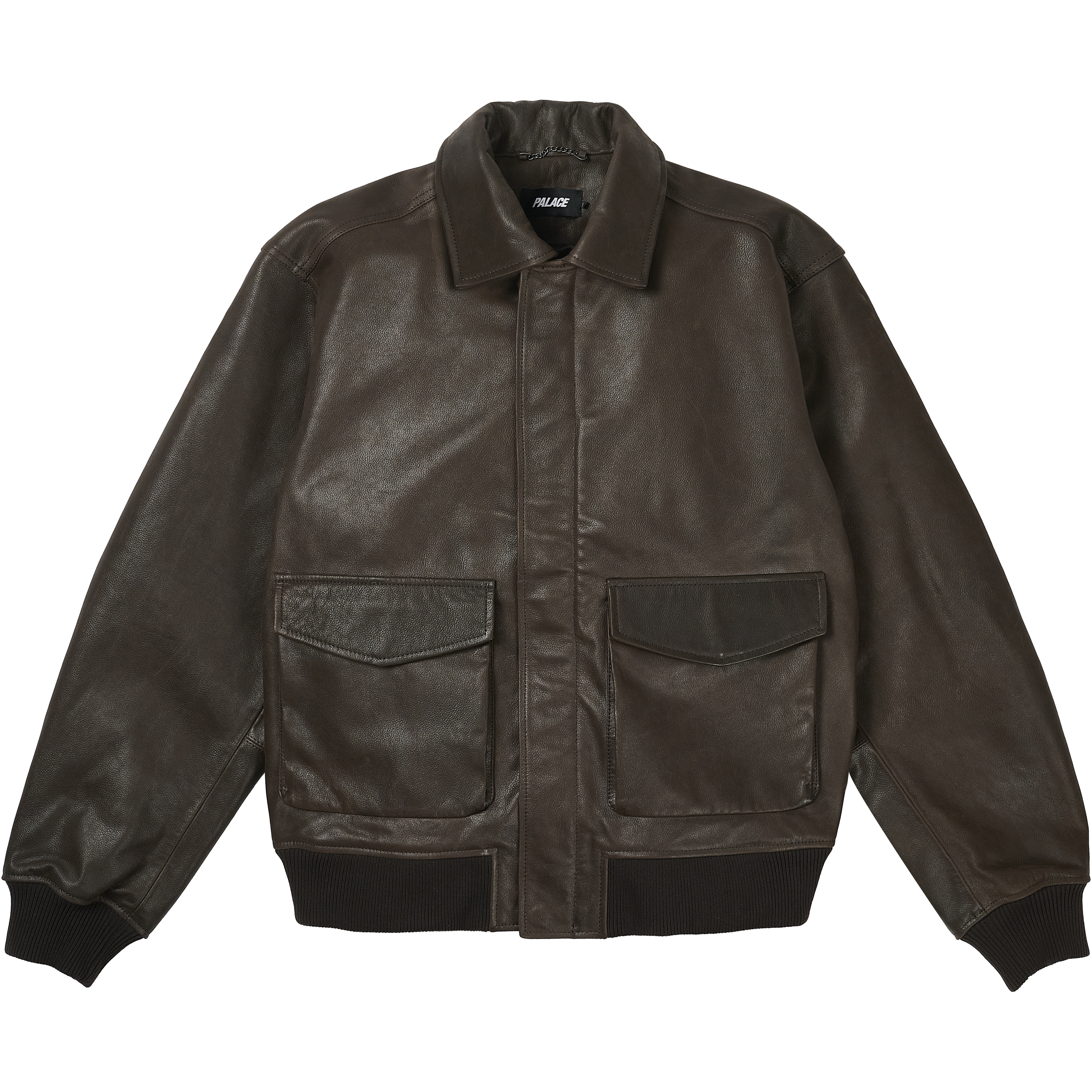 Palace SUSANOO LEATHER FLIGHT JACKET BROWN