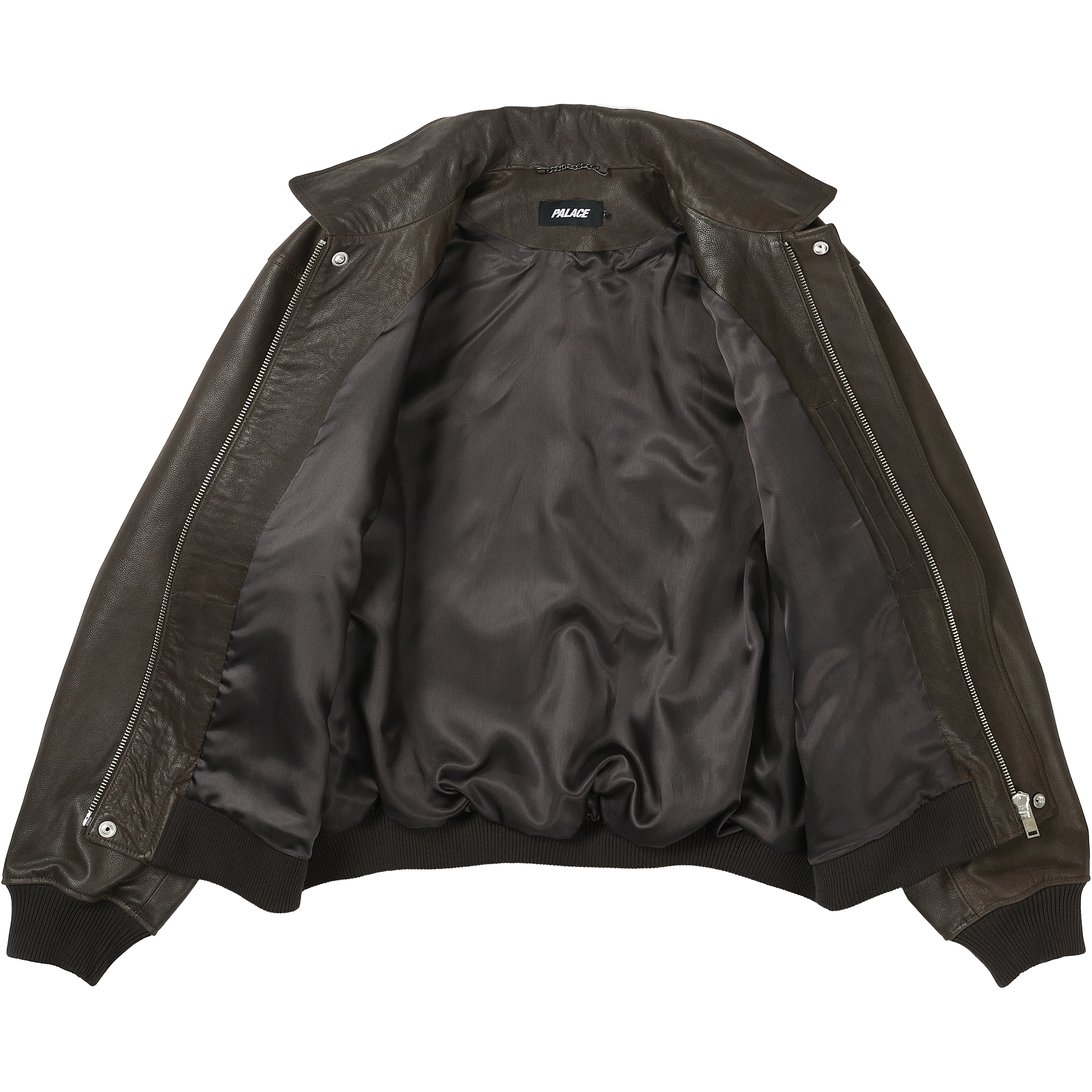 Thumbnail SUSANOO LEATHER FLIGHT JACKET BROWN one color