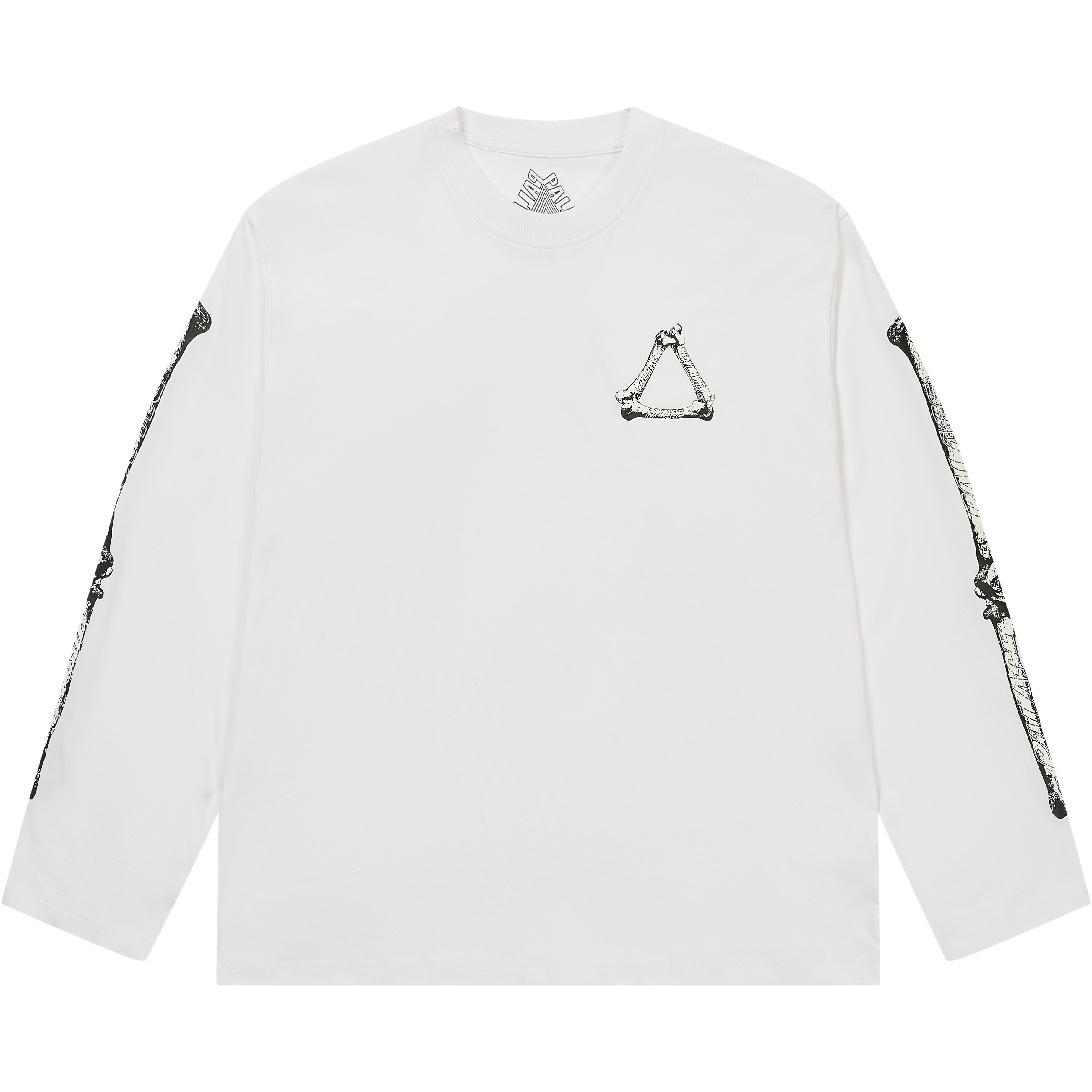 Palace TRI-BONE LONGSLEEVE WHITE