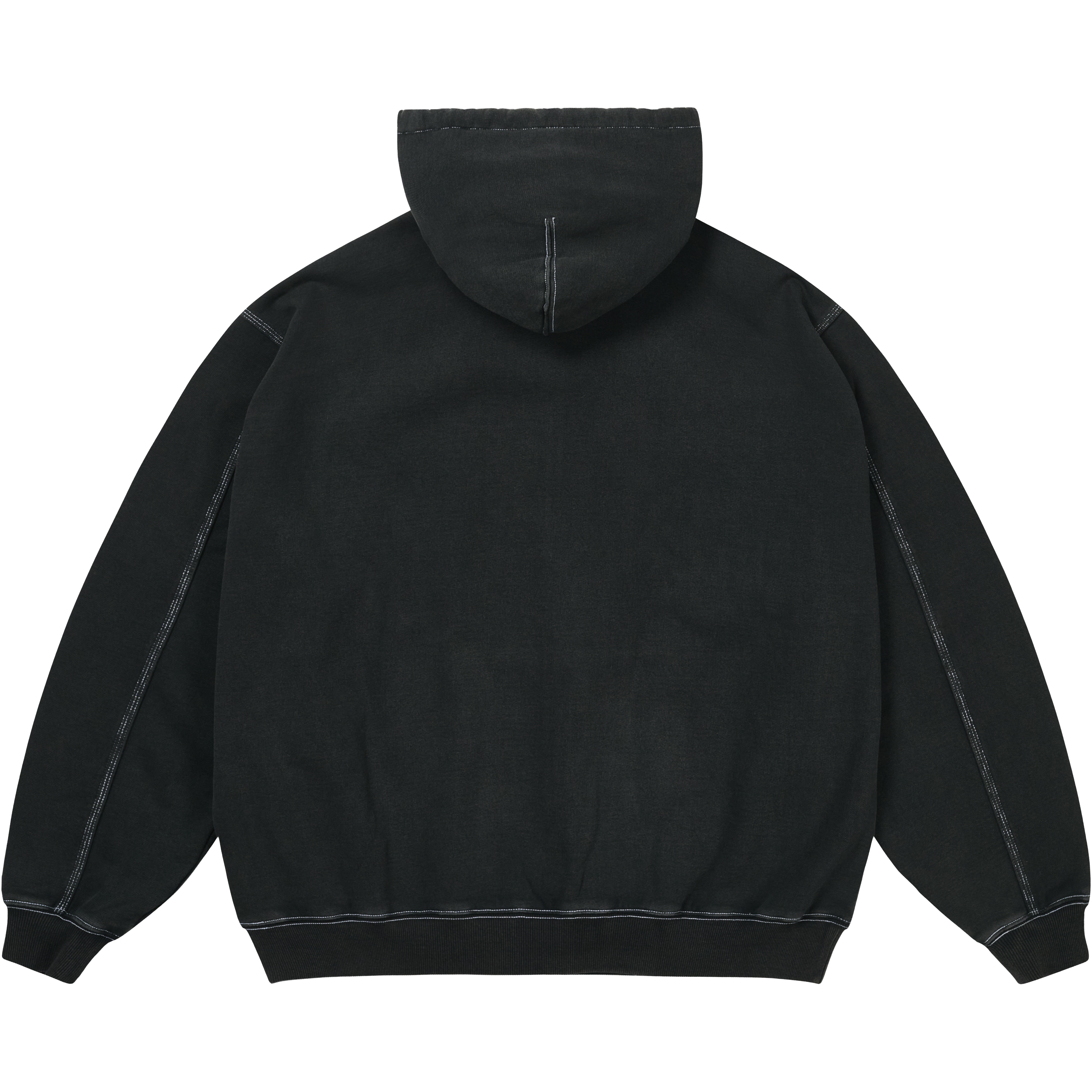 Thumbnail TRIPLE STITCH VERITAS ZIP HOOD BLACK one color