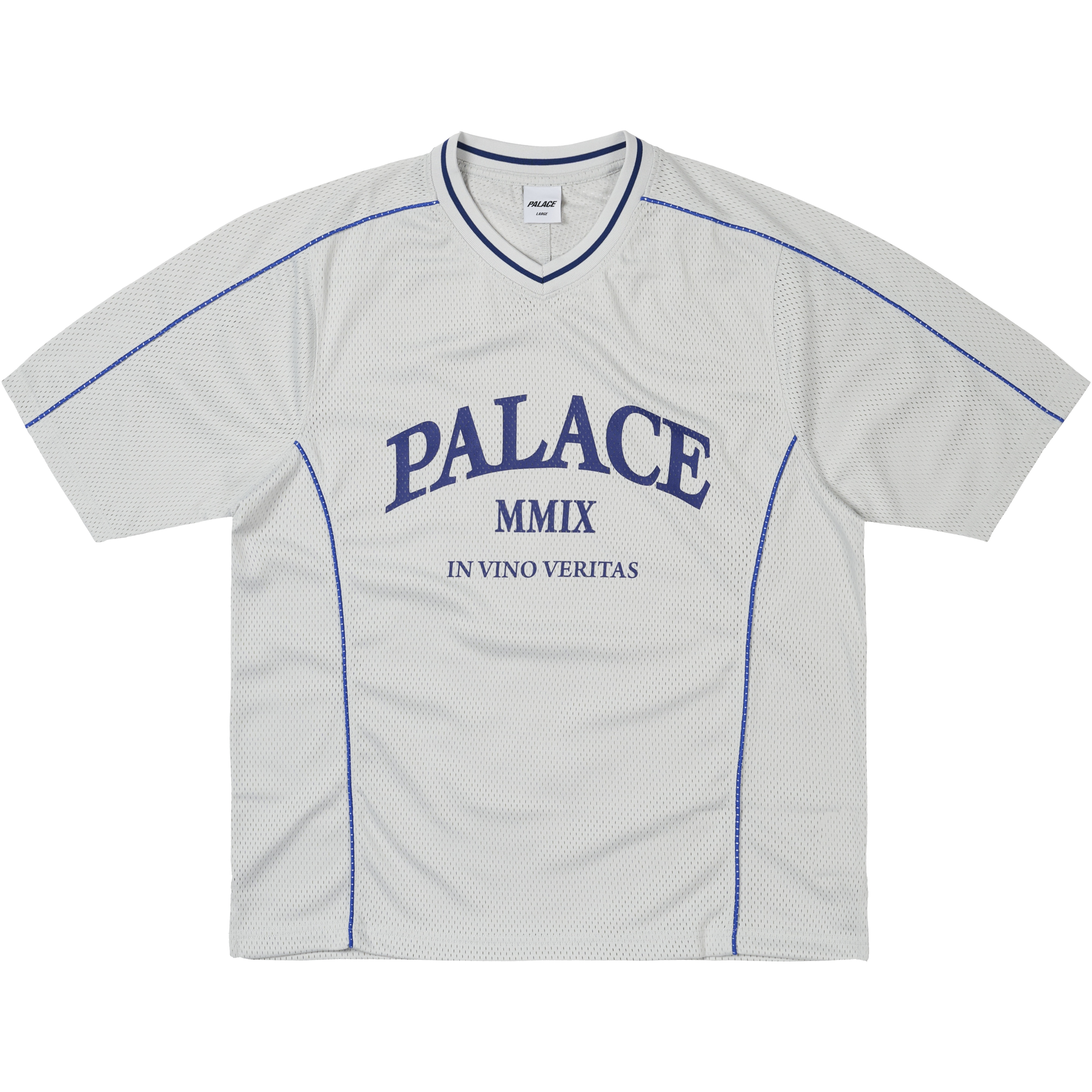 Palace VERITAS MESH JERSEY CONCRETE GREY