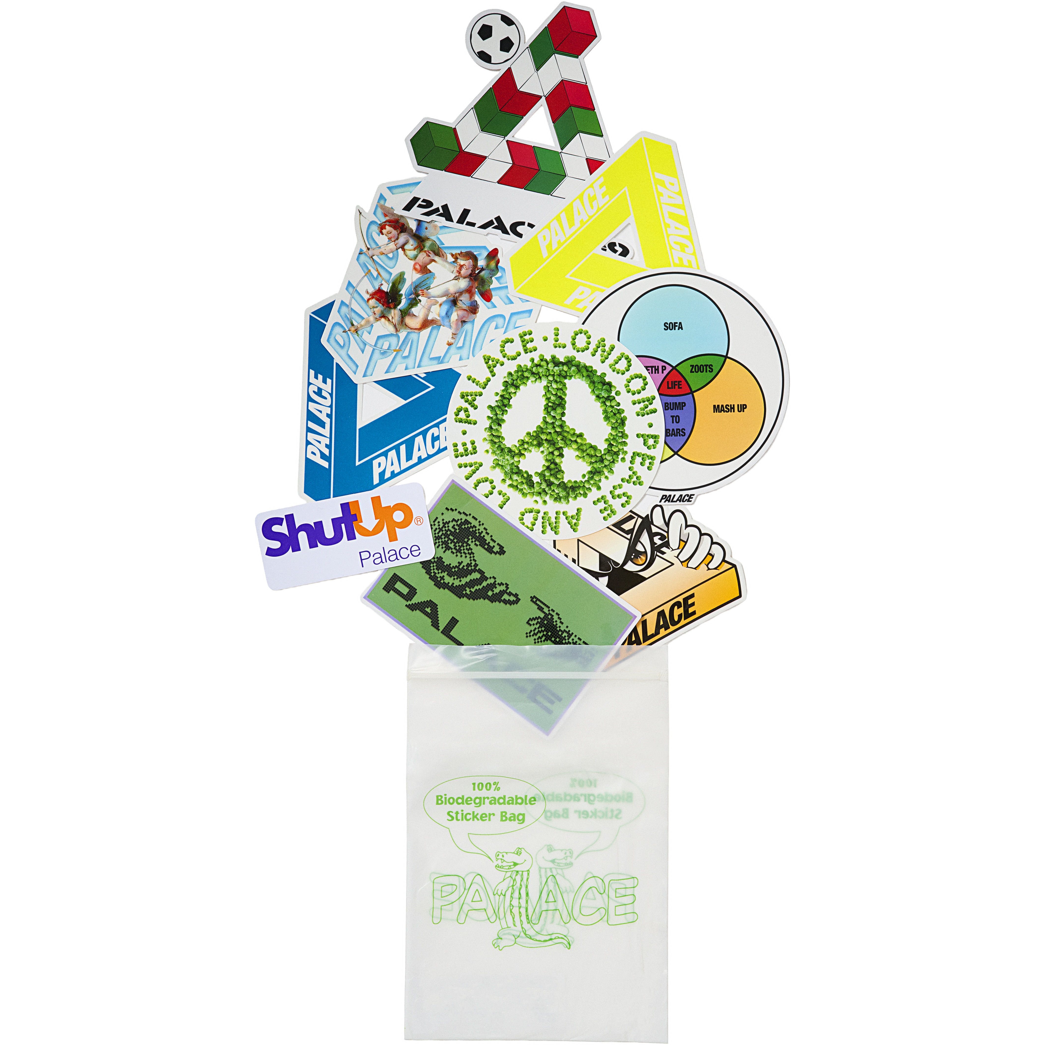 Palace WINTER STICKER PACK MULTI