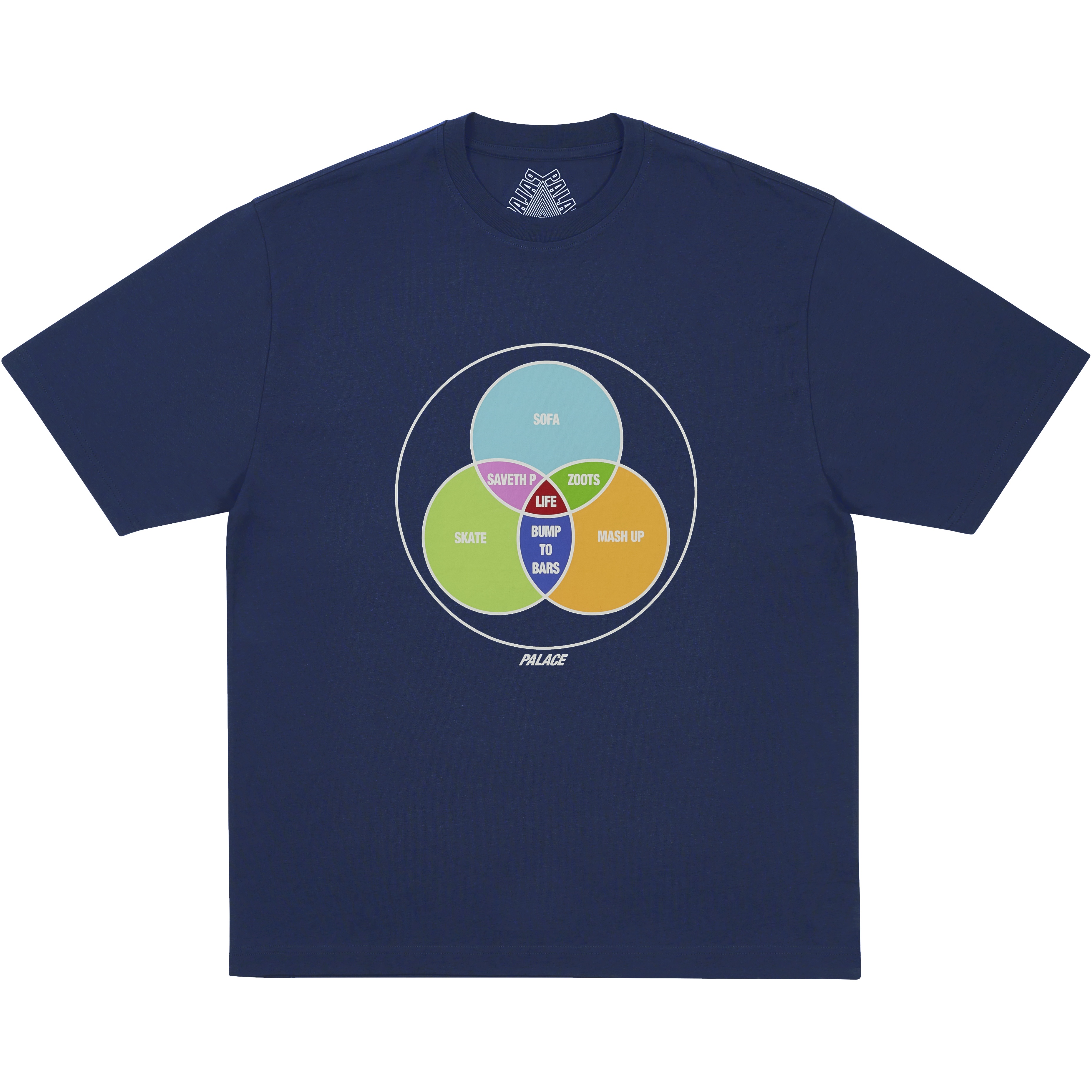 Palace ZEN DIAGRAM T-SHIRT NAVY